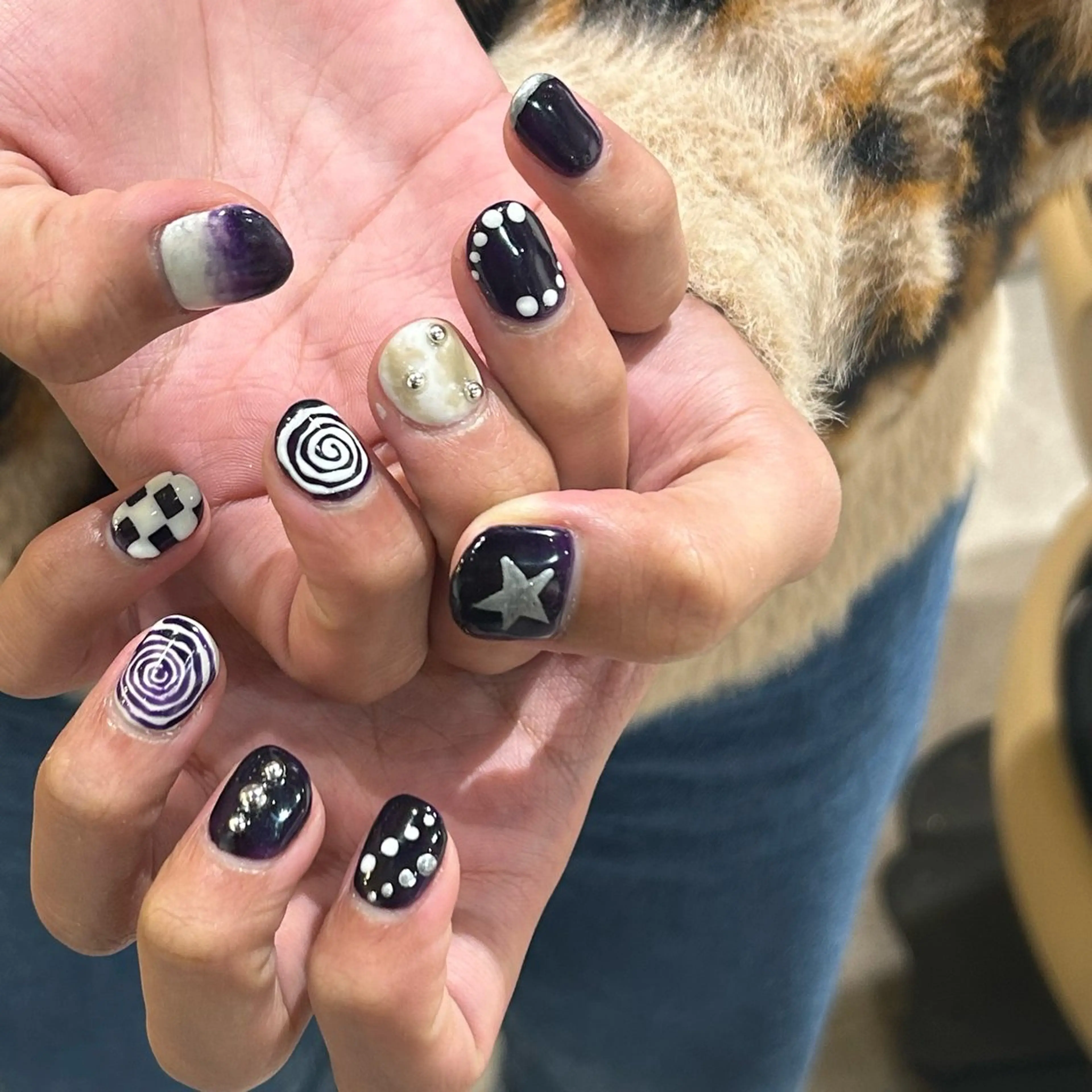 ネイル ハンドネイル ハンドケア 🌀個性派ネイル🌀 シノのネイルデザイン