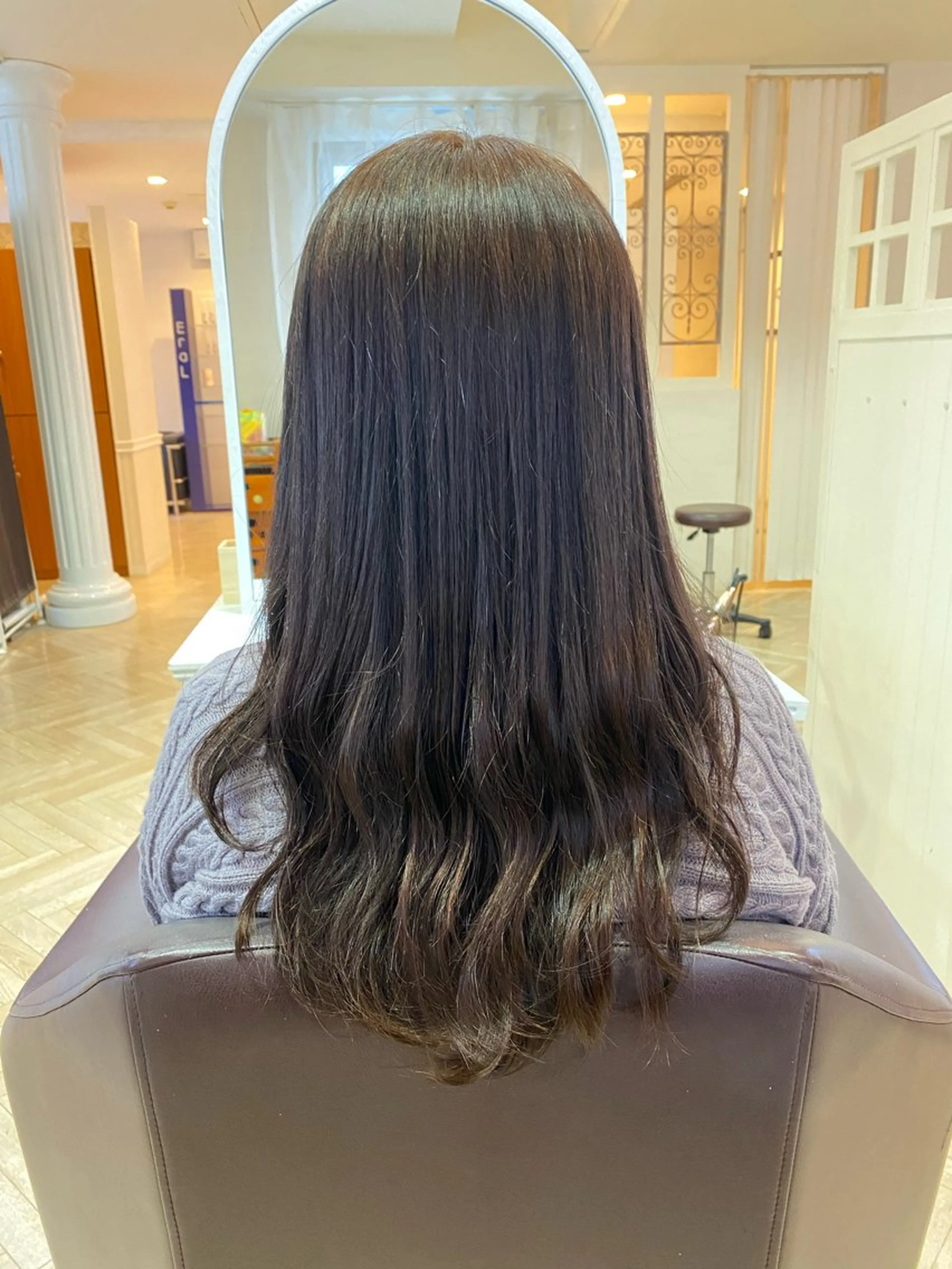 ロング カラー ラベンダーカラー カット ヘアカラー Reginavita栄店 【レジナヴィータ】所属・鈴木 二依奈のヘアスタイル