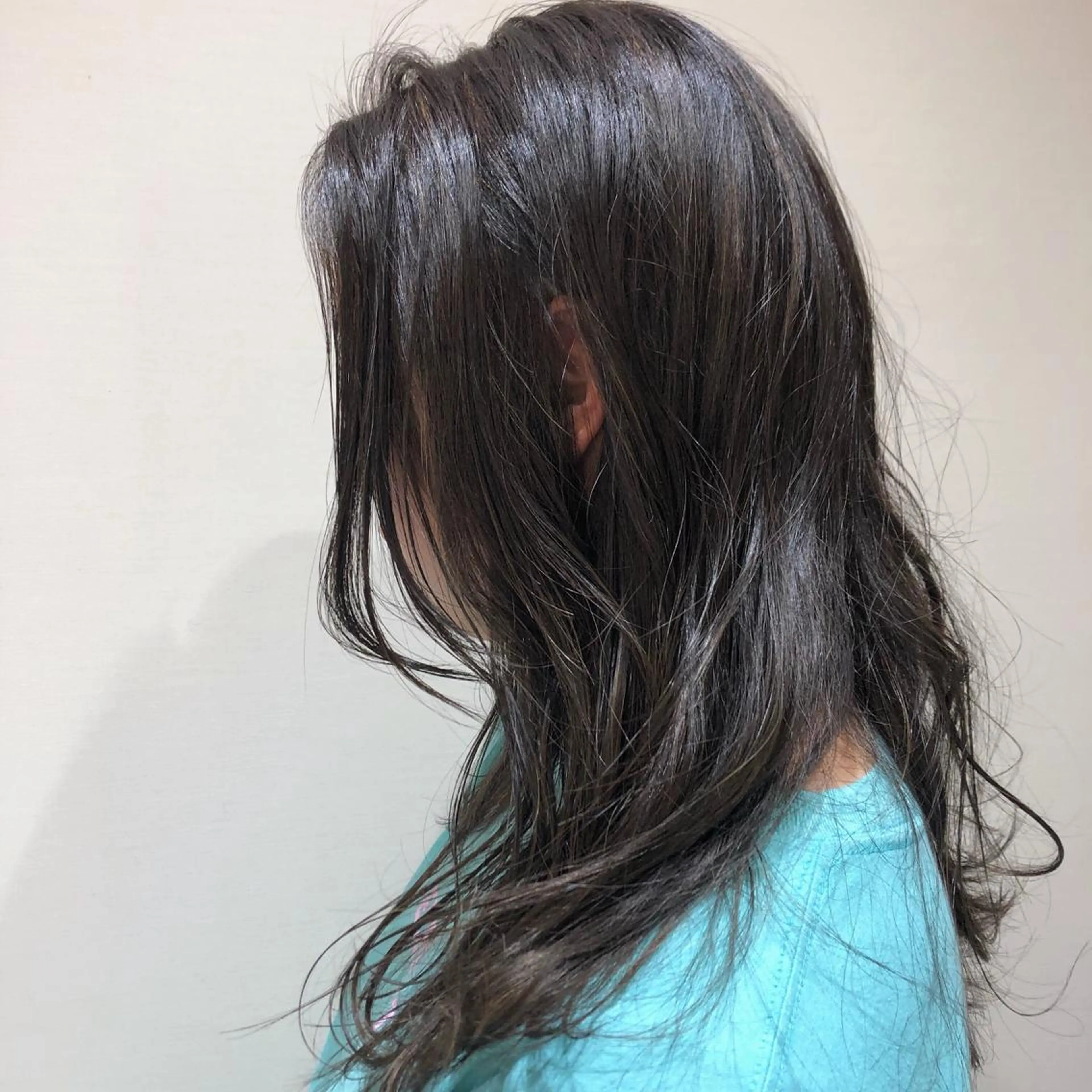 ロング 顔周りカット/髪質改 善/新宿/畑中稔里のヘアスタイル