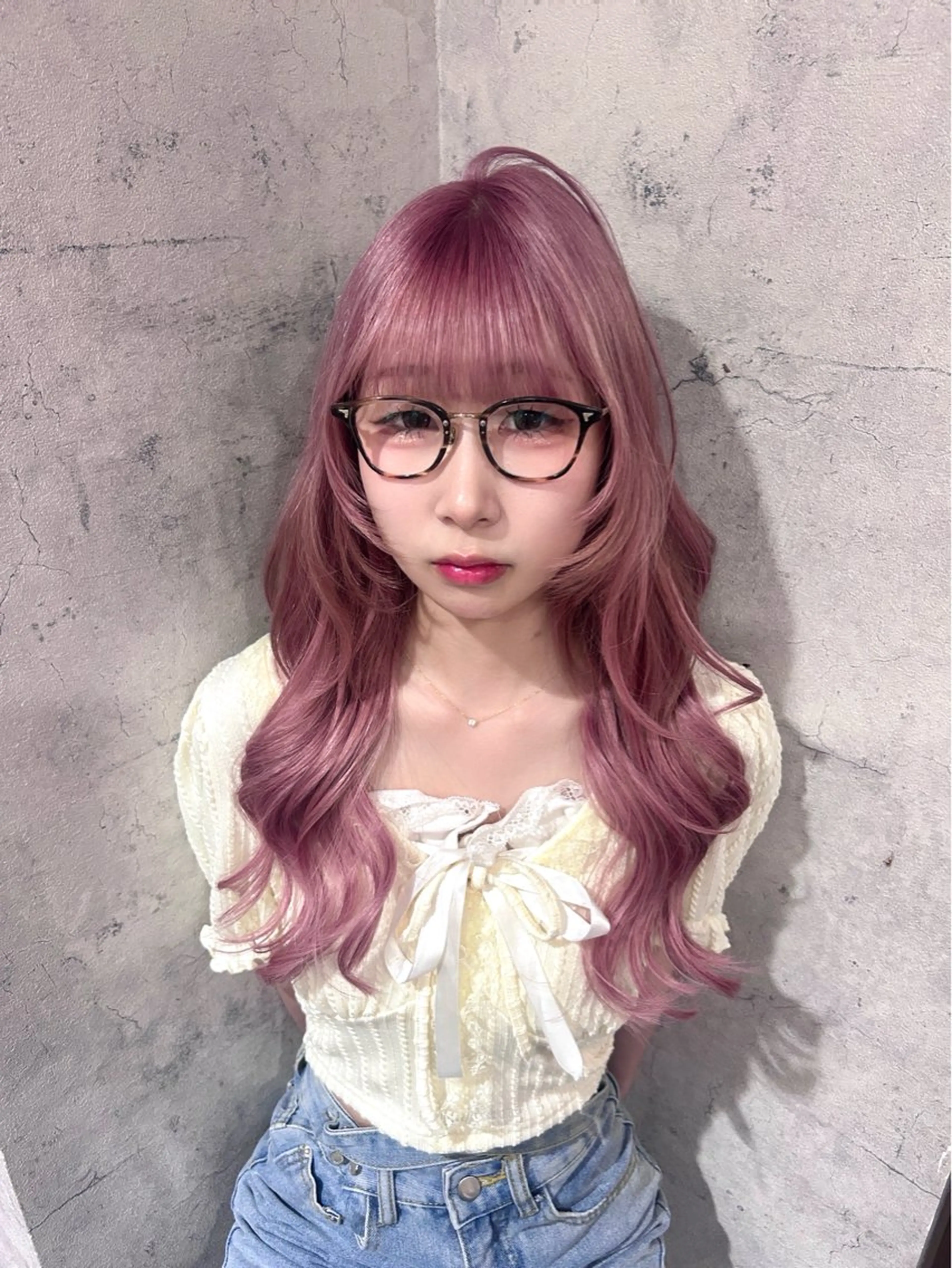 ロング カラー カット ヘアカラー ハイトーン🇰🇷 19歳美容師アリルのヘアスタイル