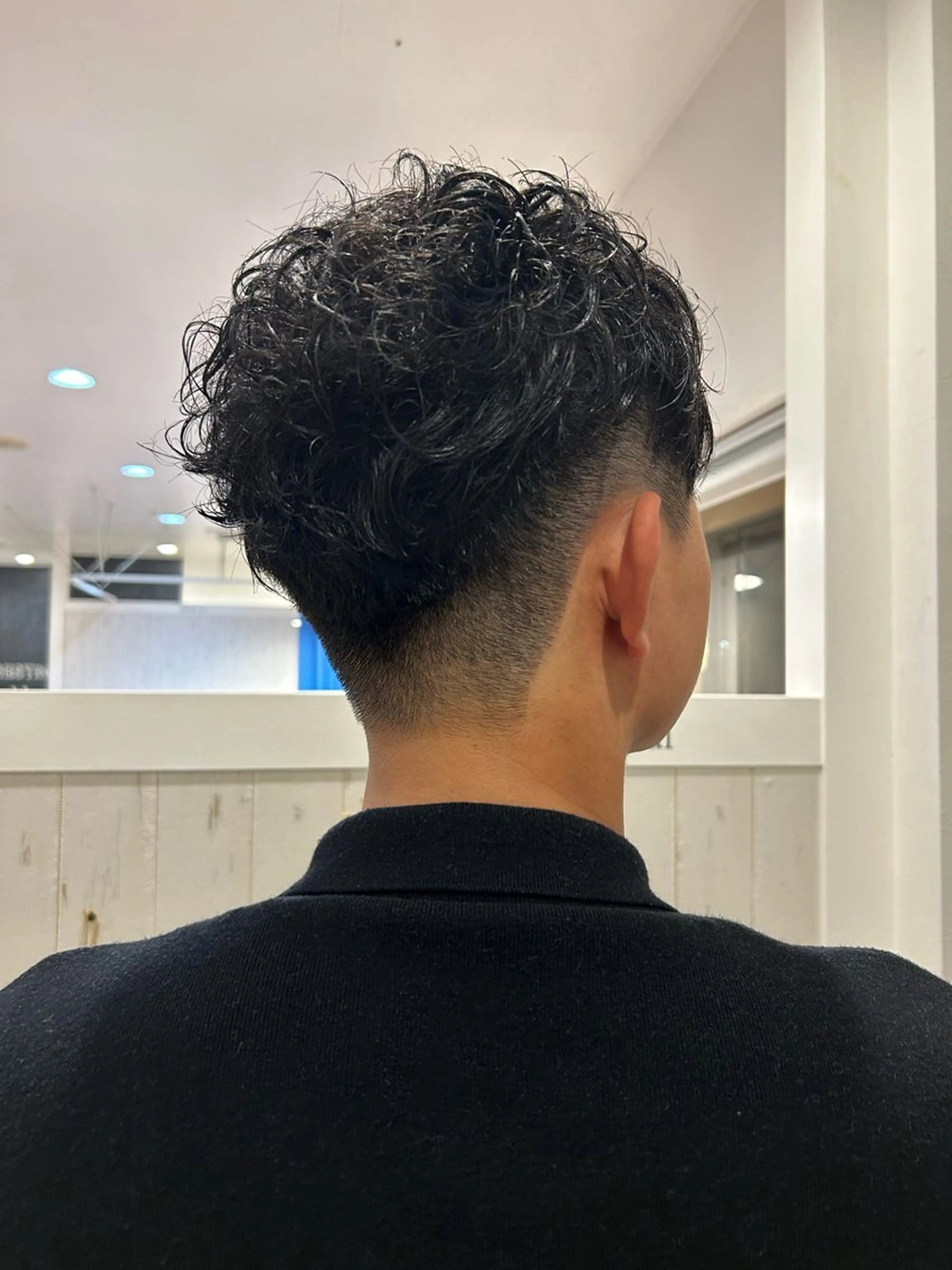 ショート メンズ メンズパーマ カット 青栁 穂香のヘアスタイル