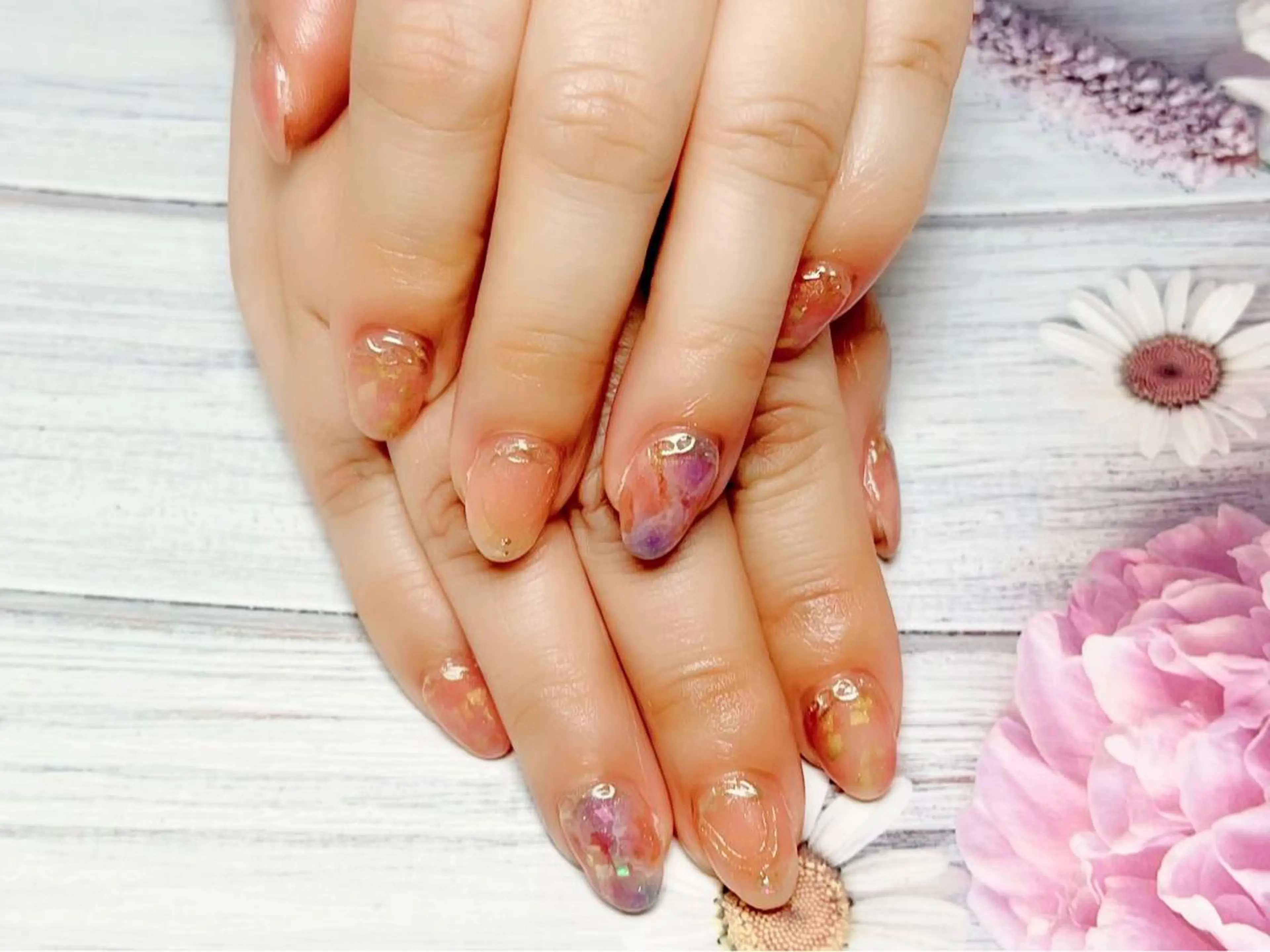 ネイル ニュアンスネイル ハンドネイル shonan_ kairiのネイルデザイン
