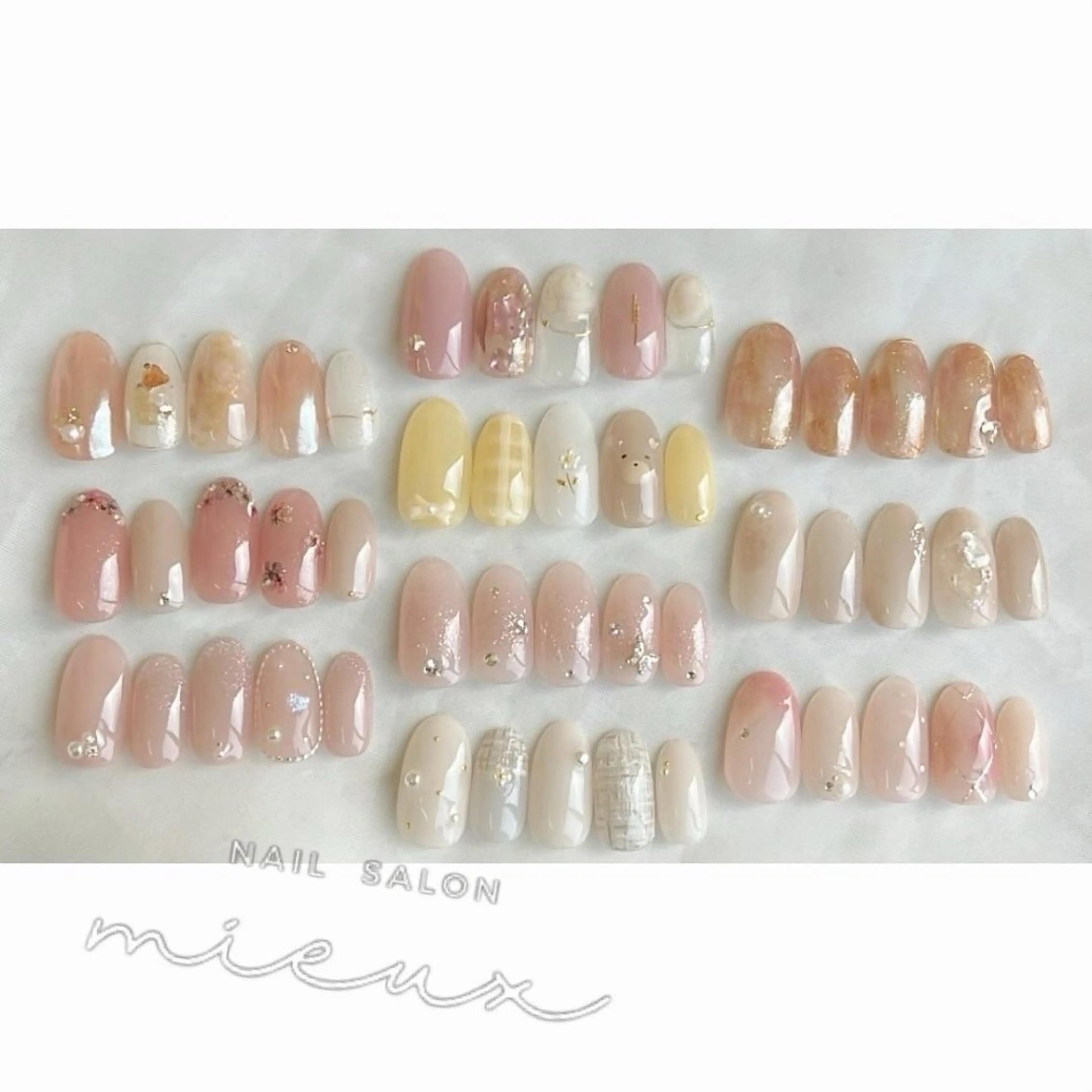 ネイル ハンドネイル mieux ariiiのネイルデザイン