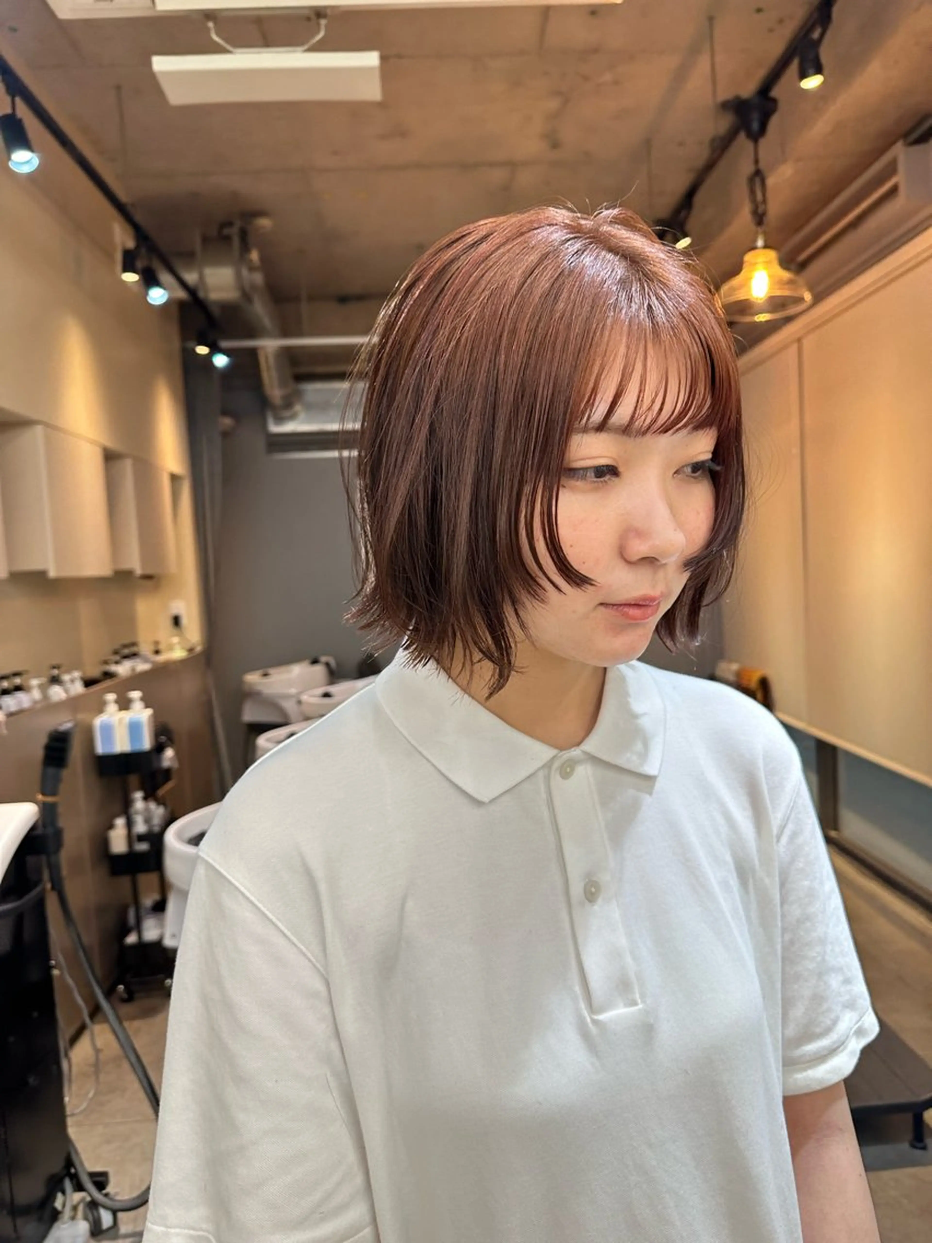 ショート ボブ カット さとう あやかのヘアスタイル