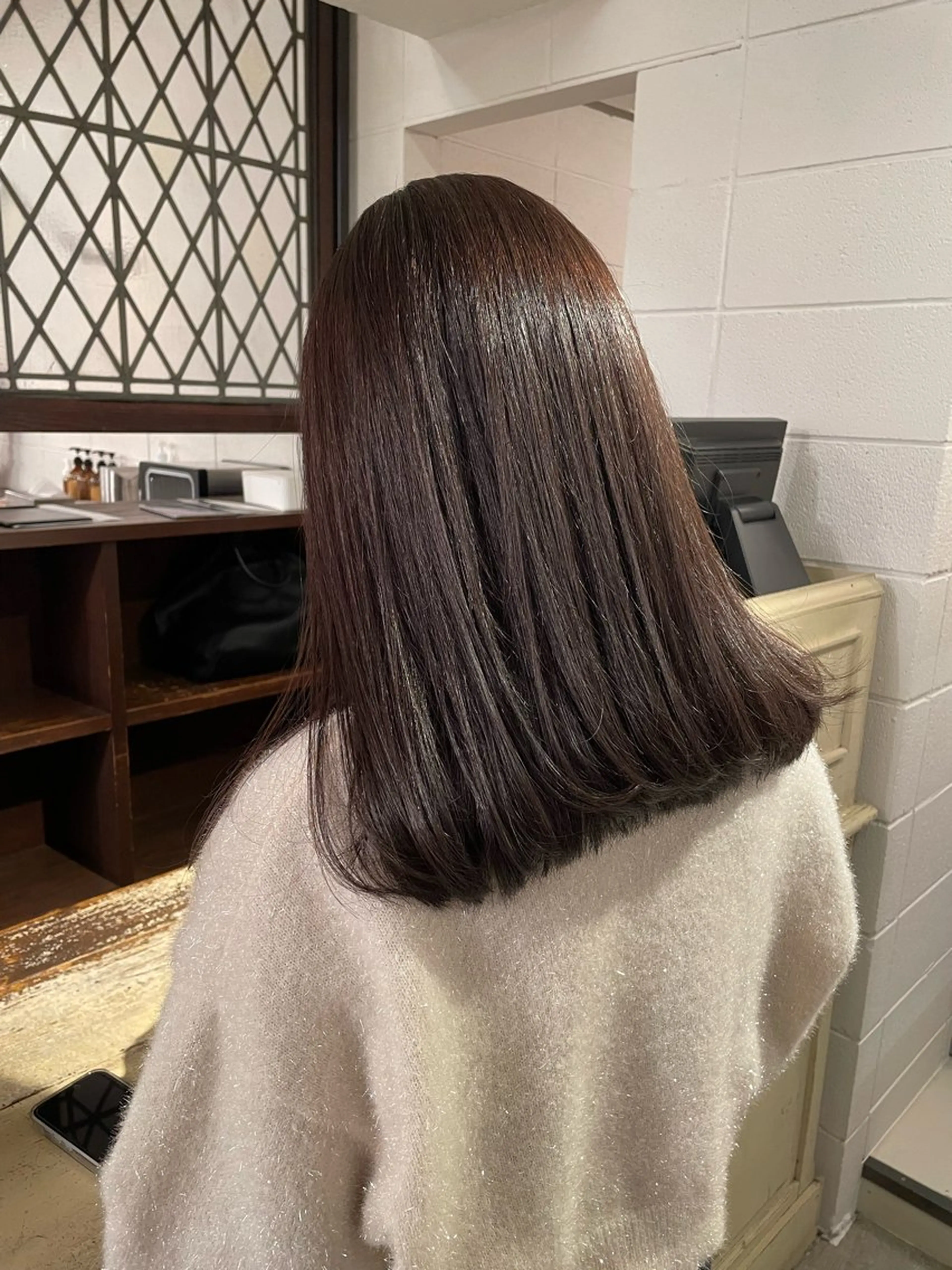 セミロング レイヤーカット s.hairsalon所属・🌸島村 菜々海🌸のヘアスタイル