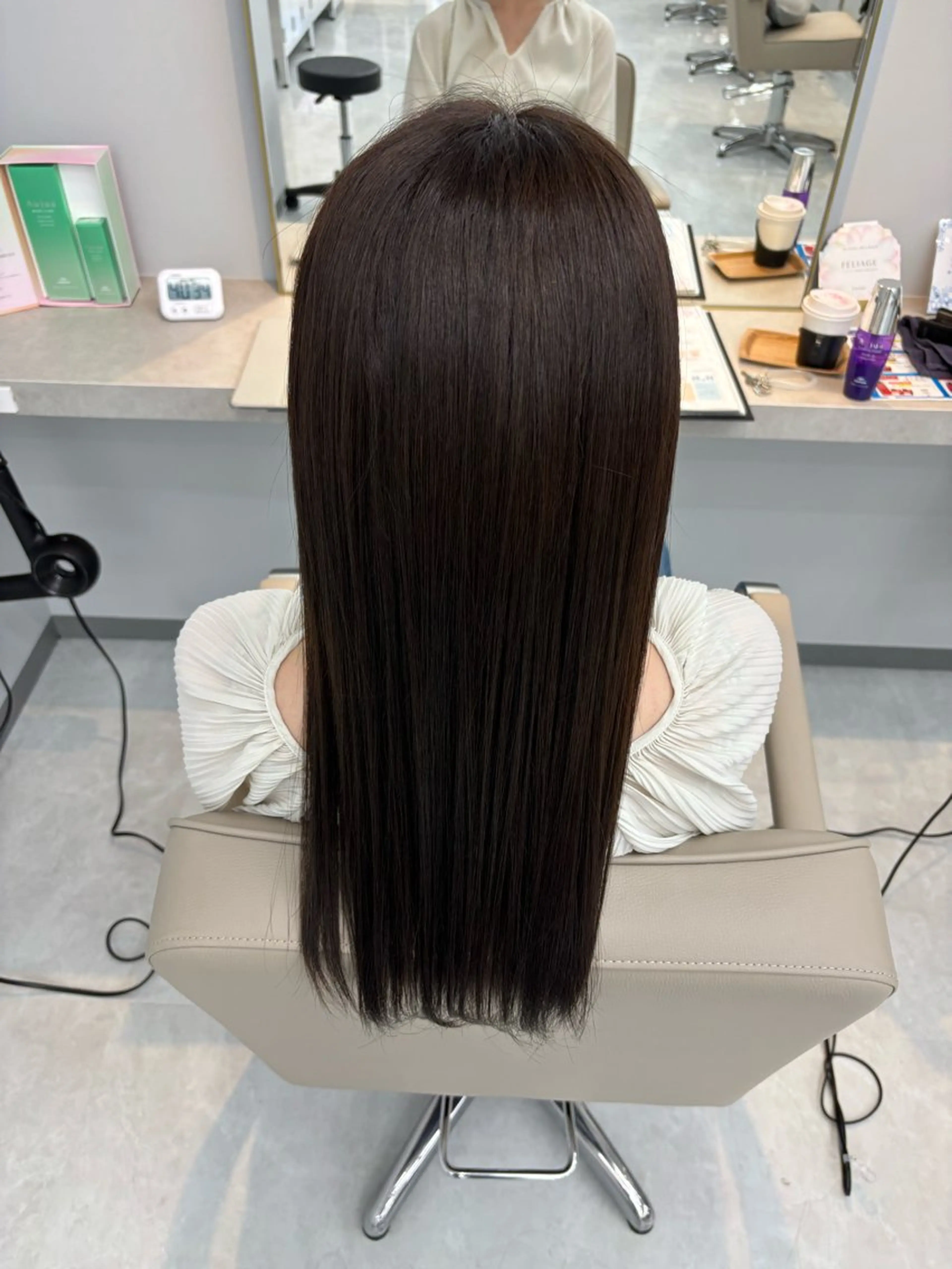 ロング ヘアカラー ヒメザキ ユリのヘアスタイル