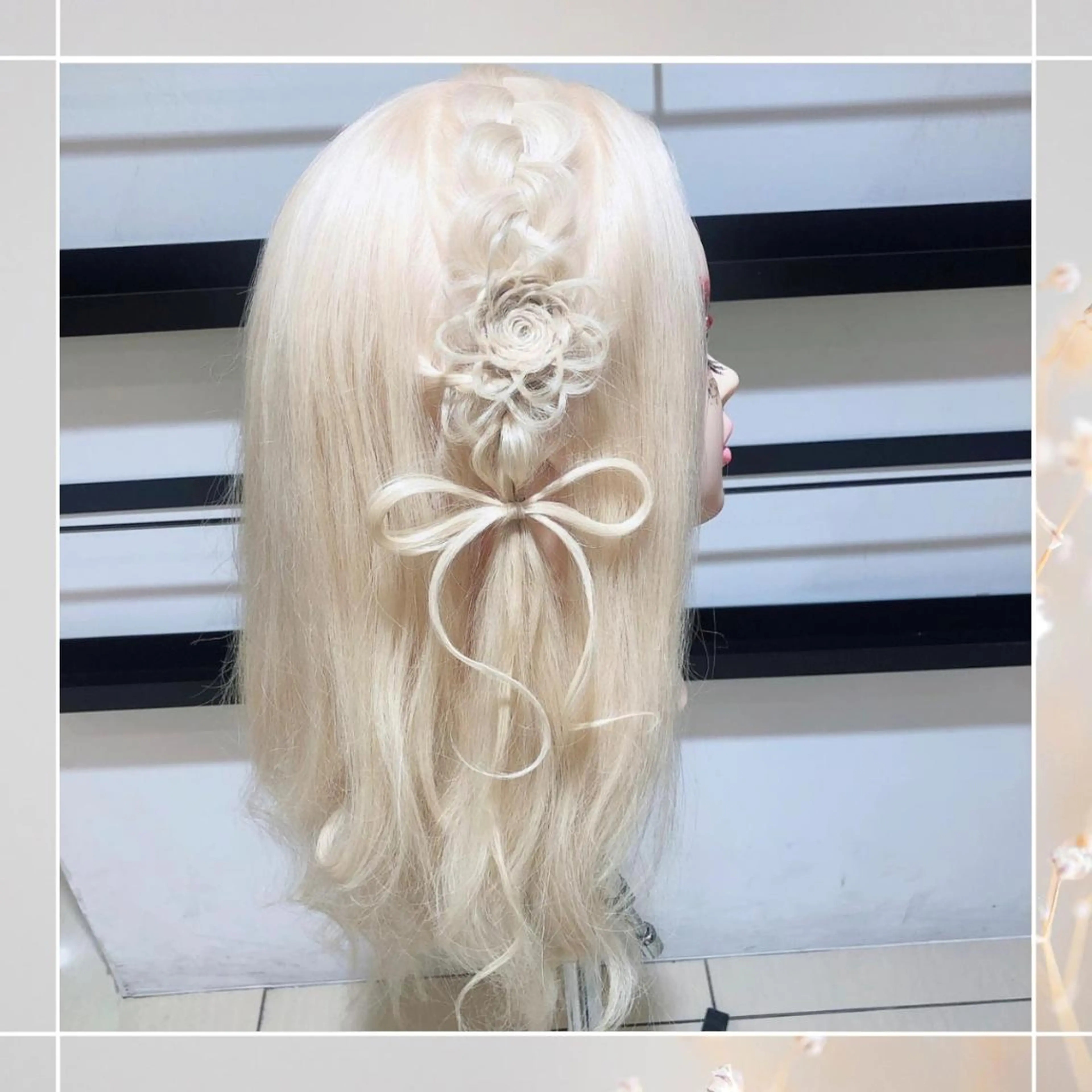 ミディアム ヘアアレンジ ヘアセット 👑艶髪・パーソナル カラー・メイク真鍋涼のヘアスタイル