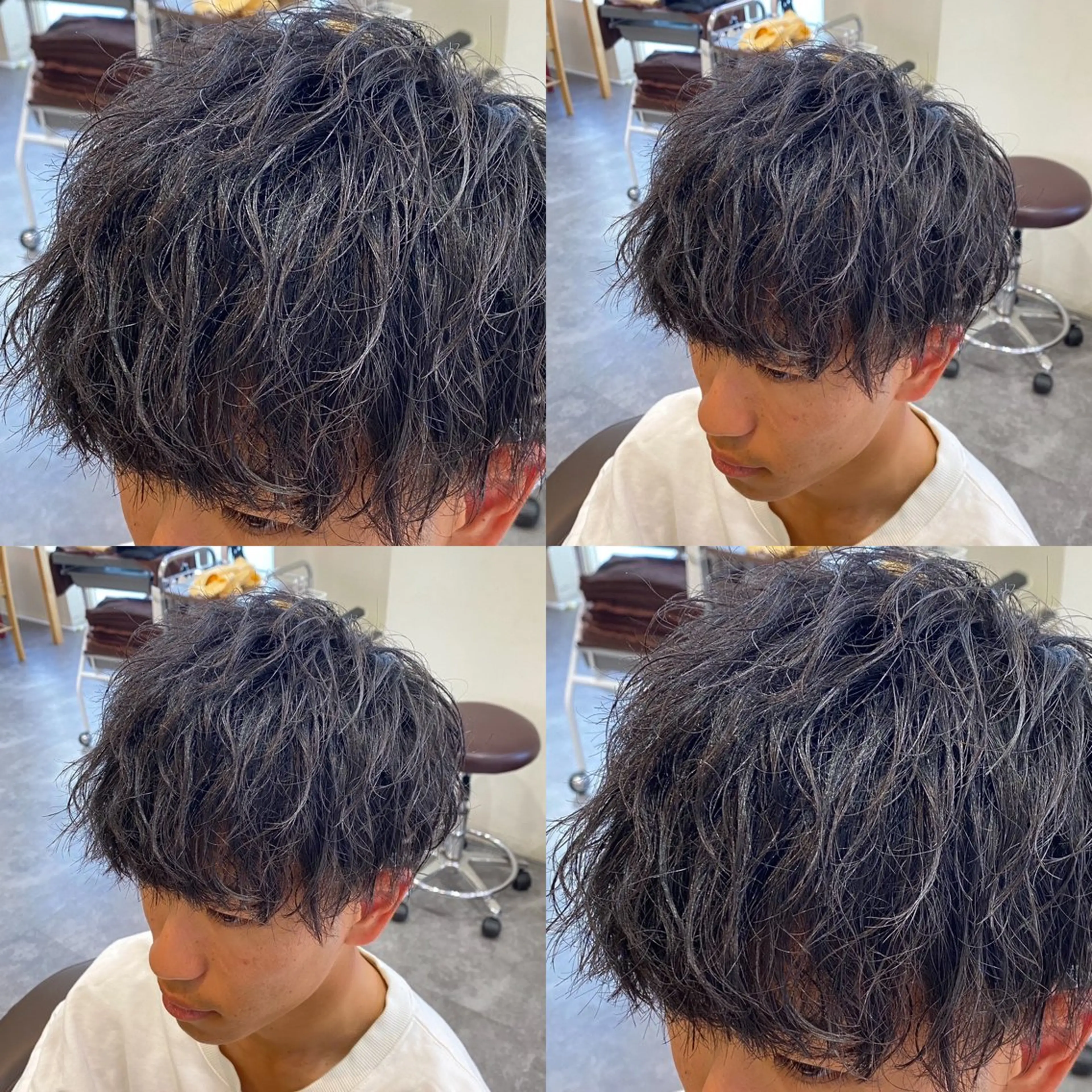 パーマ メンズ メンズ特化LIBER 石川玲央のヘアスタイル