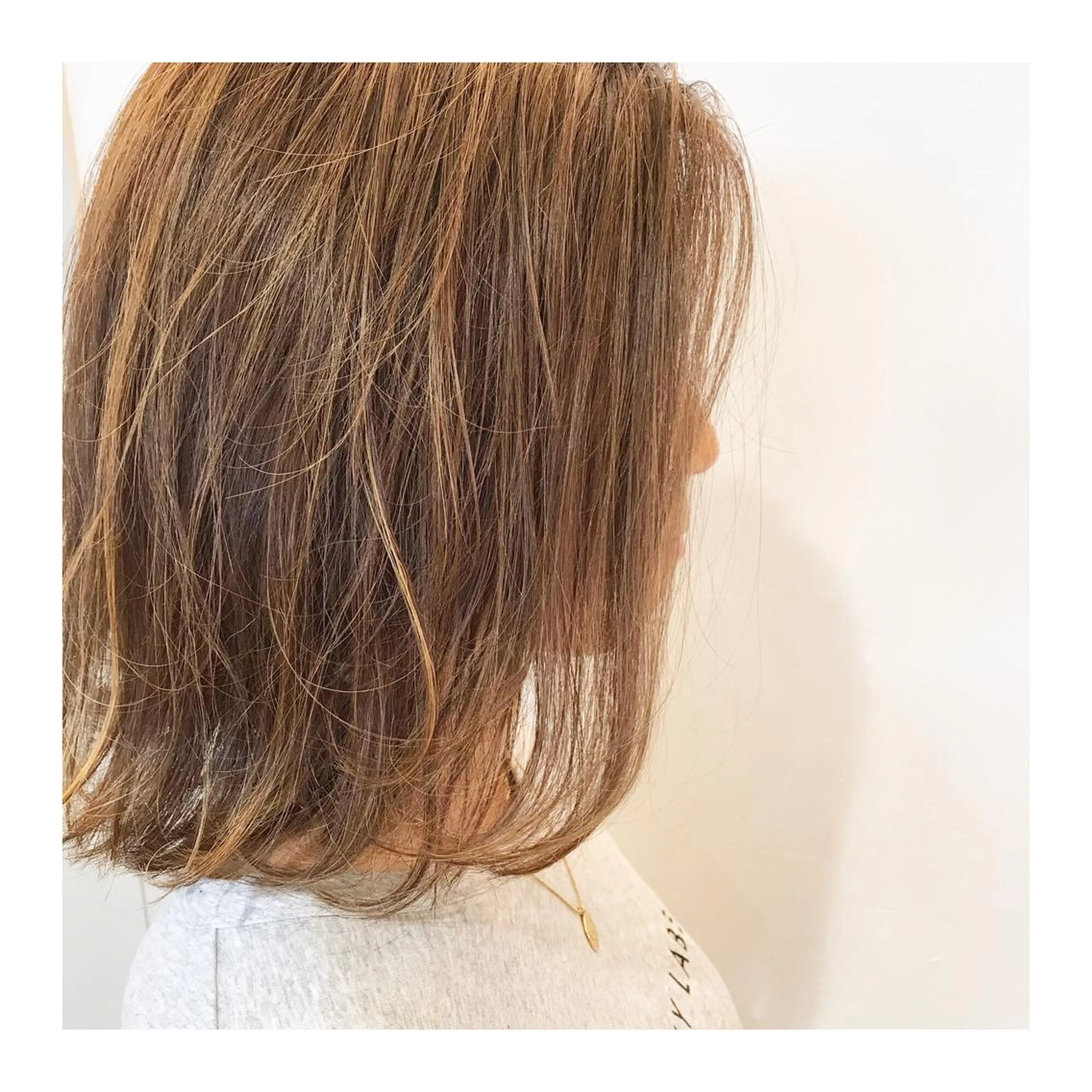 ミディアム ハイライト 河田 海陽のヘアスタイル