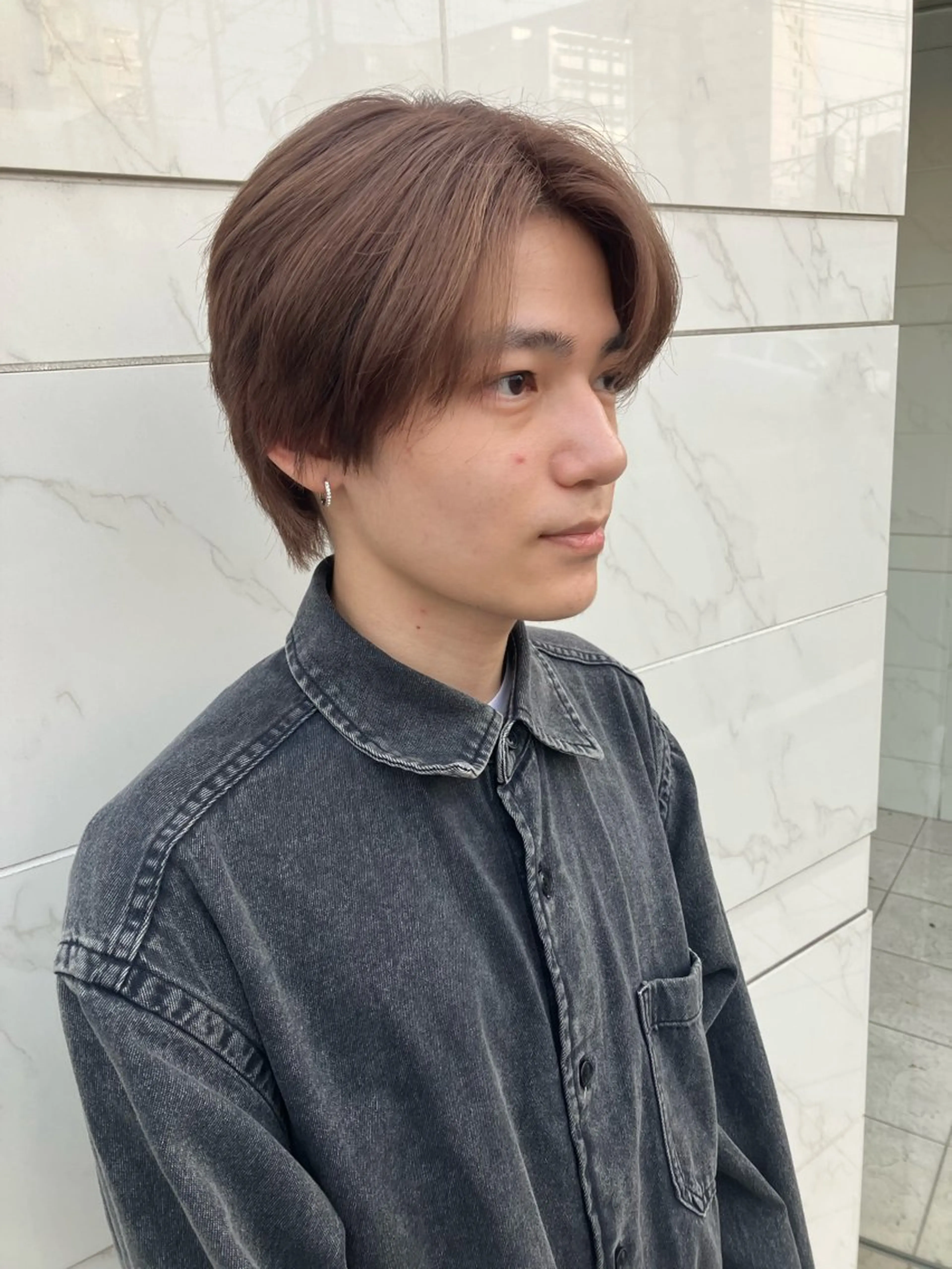 【高発色×ダメージケア】ダブルカラー【ブリーチ無し】+トリートメント➕メンズカット✂️の写真