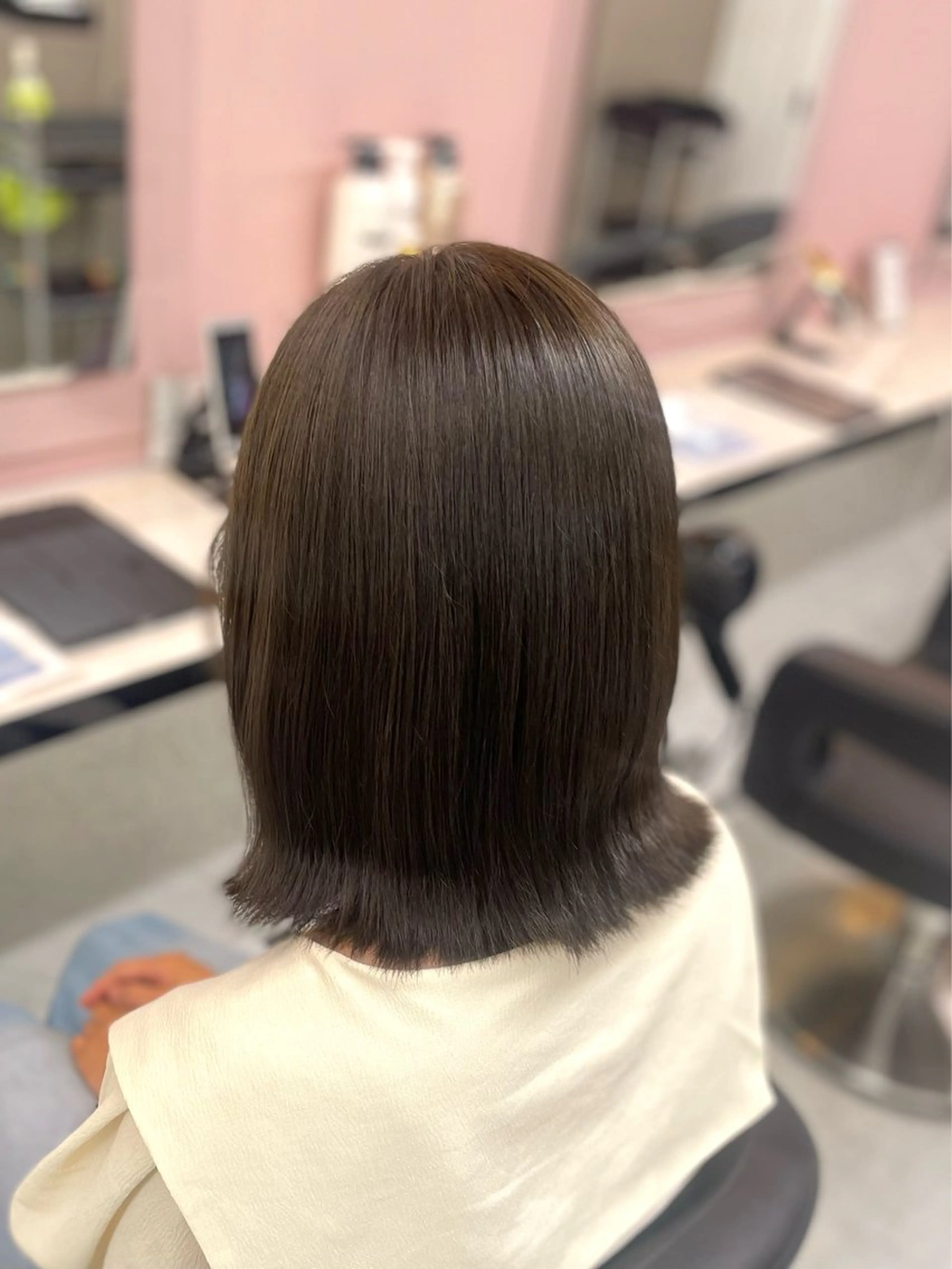 ミディアム ヘアカラー うる艶トレンドヘア 🕊️上野BABYのヘアスタイル