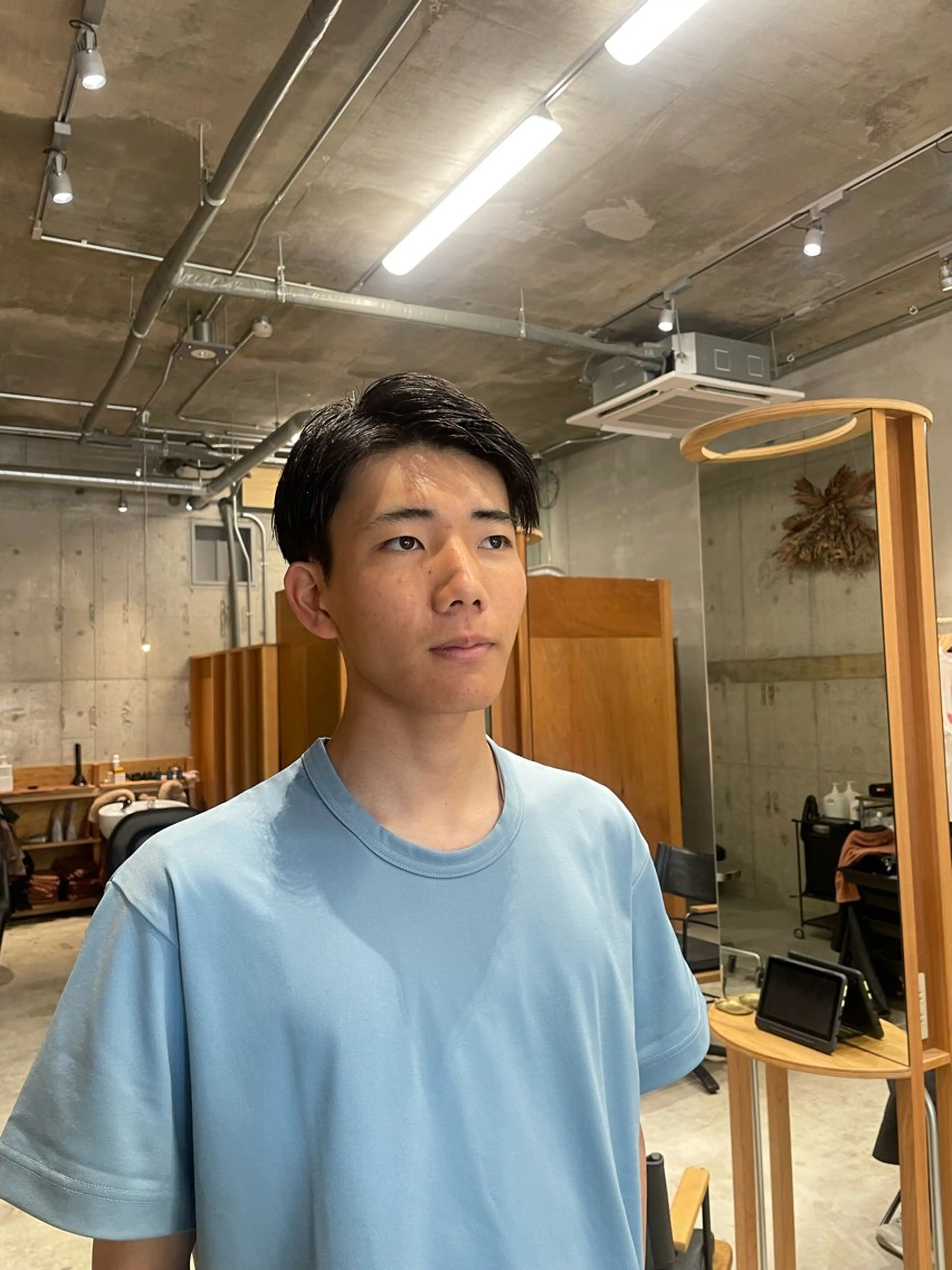 メンズ 鮫島 竜海のヘアスタイル