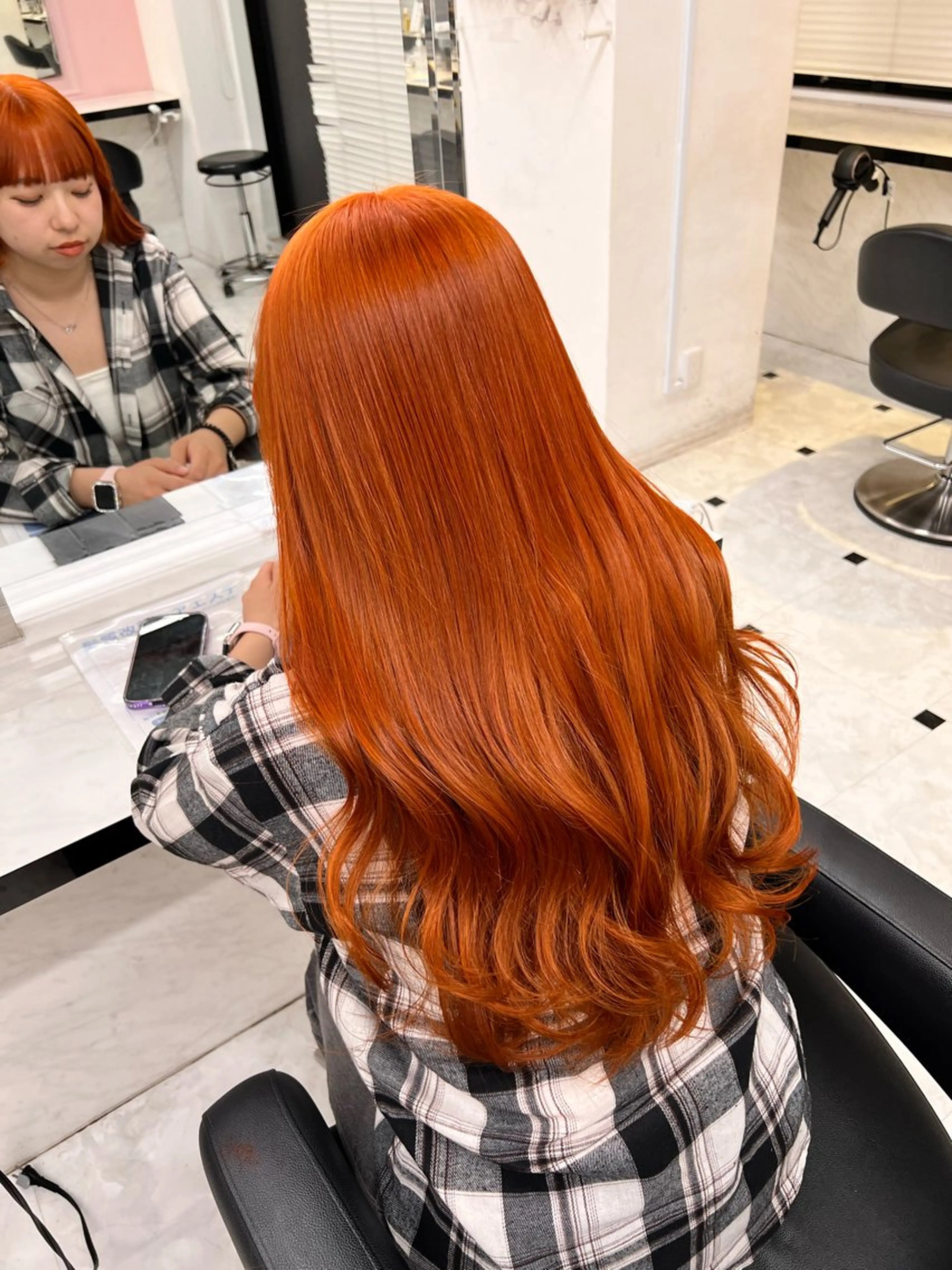 ミディアム カラー ヘアアレンジ ヘアカラー トリートメント ヘッドスパ ヘアセット 💕ブリーチカラー☁ 髪質改善💖サワのヘアスタイル