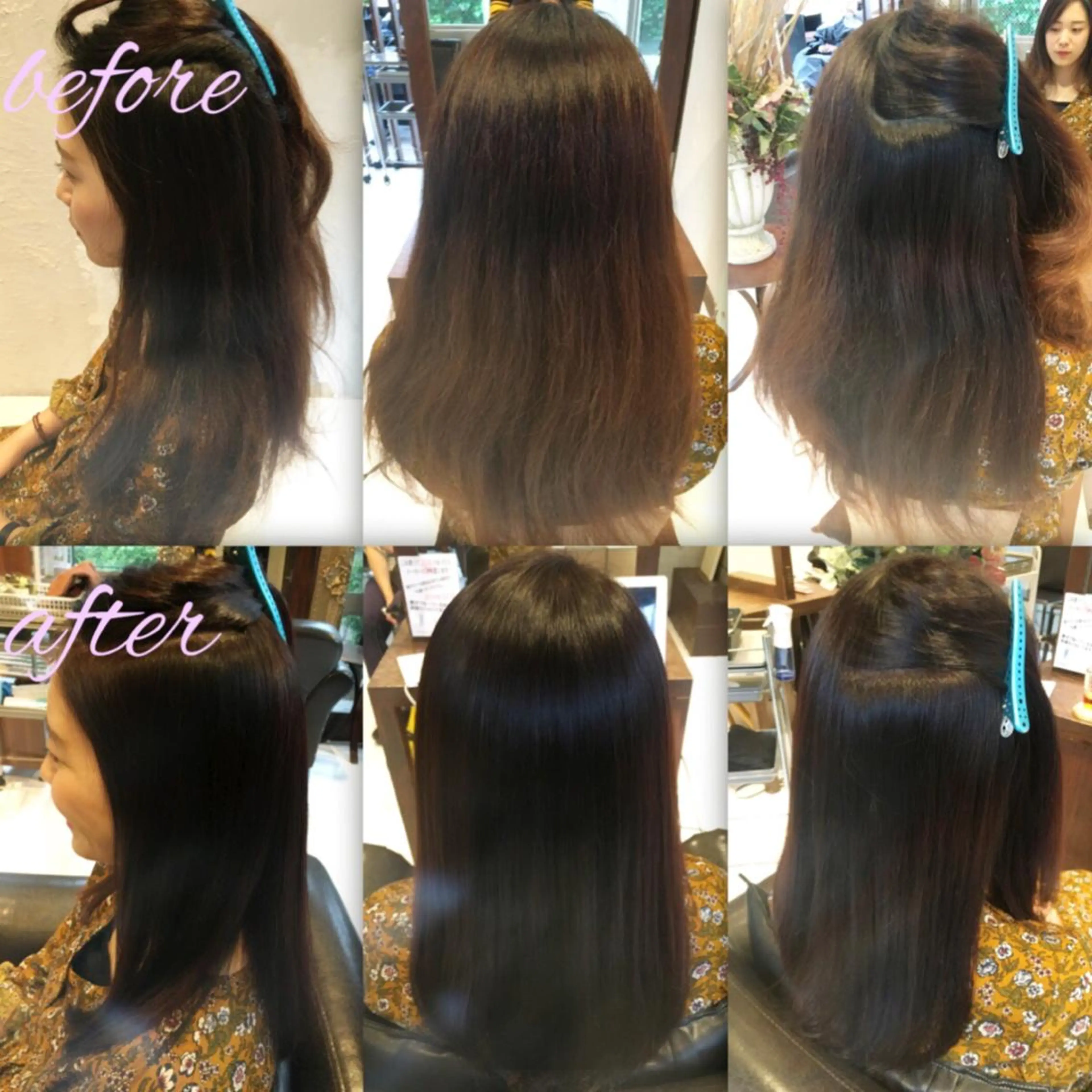 ロング カラー パーマ イルミナカラー ストレートパーマ カット ヘアカラー 縮毛矯正 縮毛矯正とパーマは お任せ/デサキ🍥のヘアスタイル
