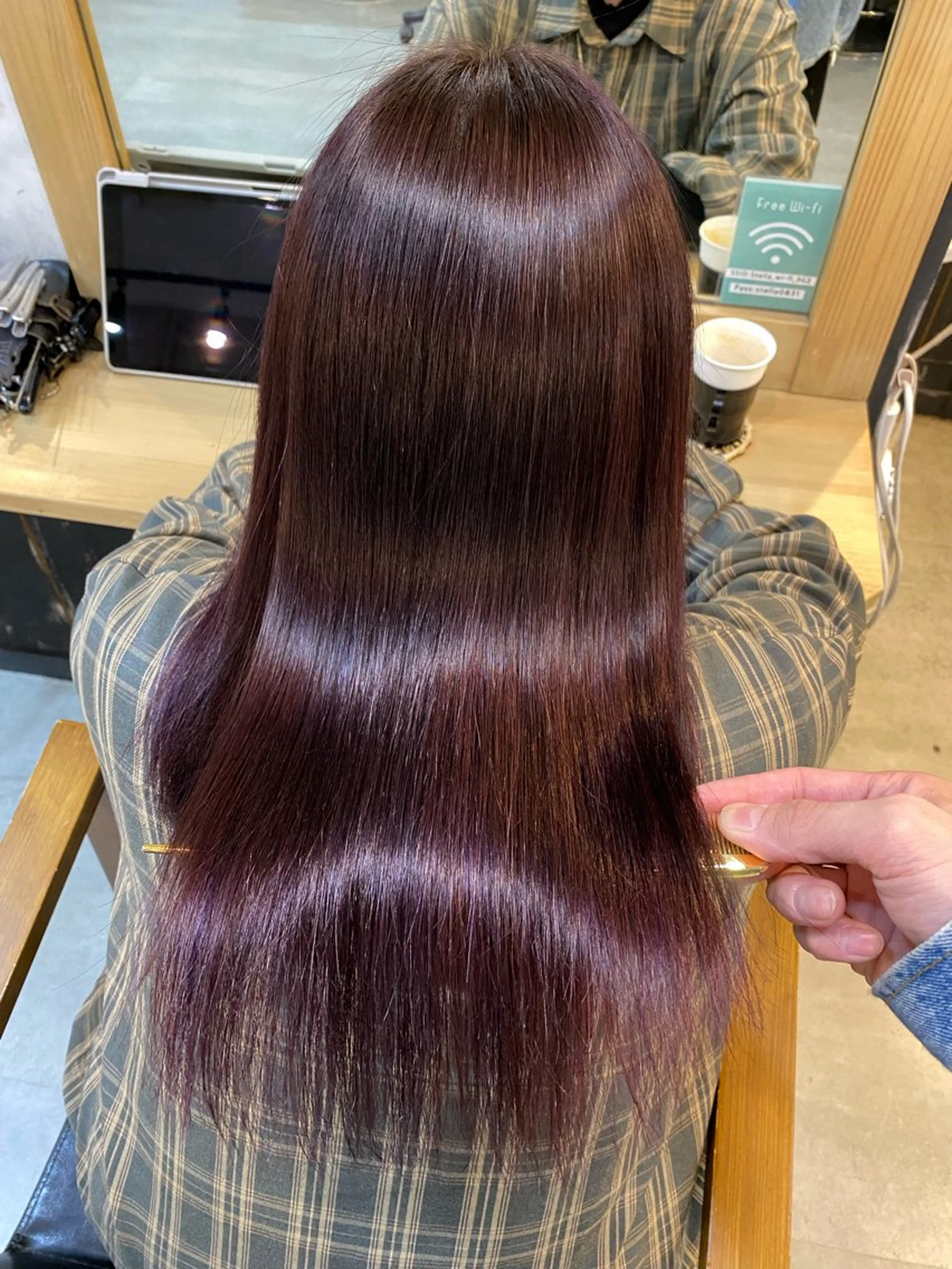 ロング 髪質改善 ロング 酸性ストレート カット ヘアカラー 縮毛矯正 トリートメント ヘッドスパ ヘアセット 美髪矯正 🌈髪質改善 山下のヘアスタイル