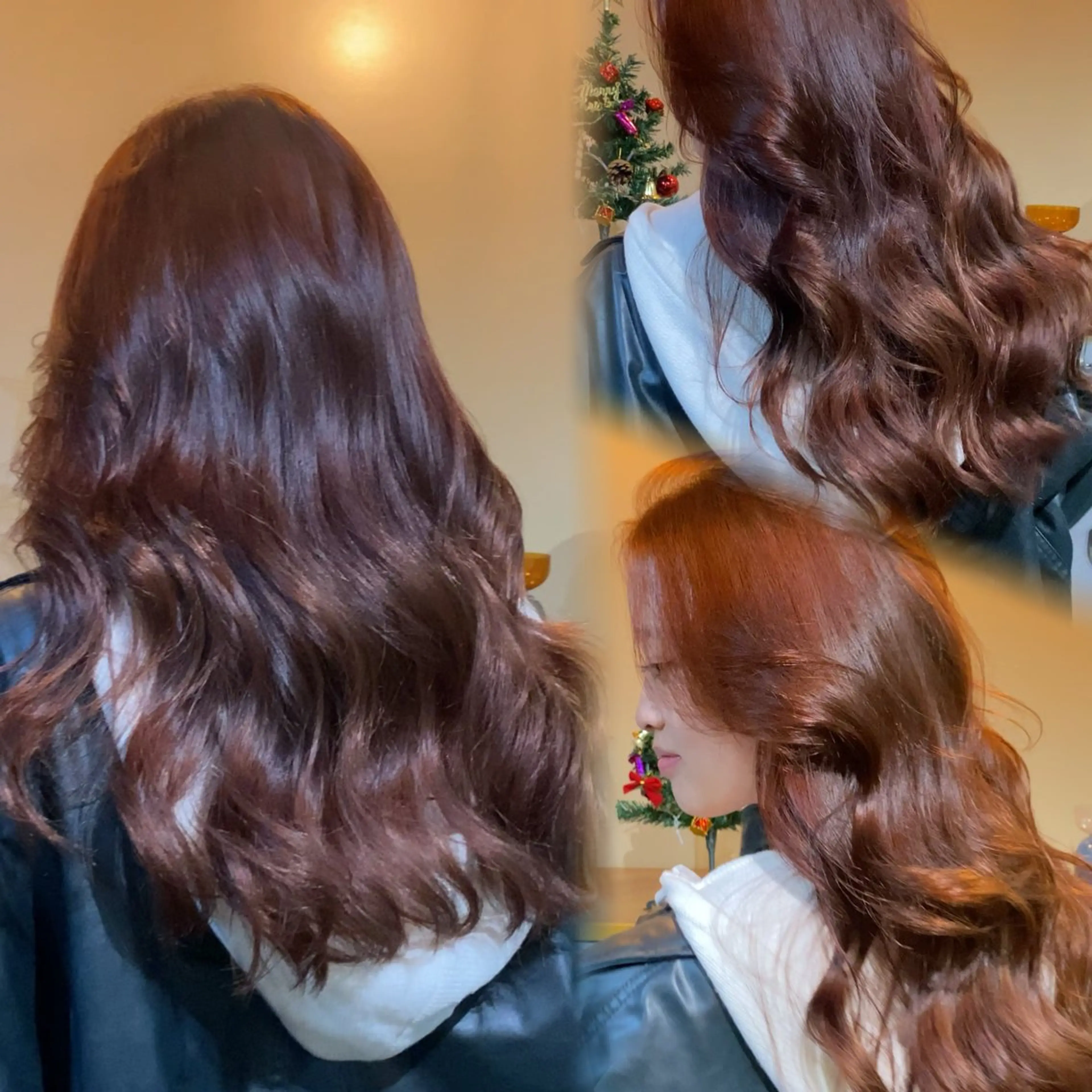 ロング カラー ヘアカラー トリートメント オリーブベージュ 🫒🩶Rianaのヘアスタイル
