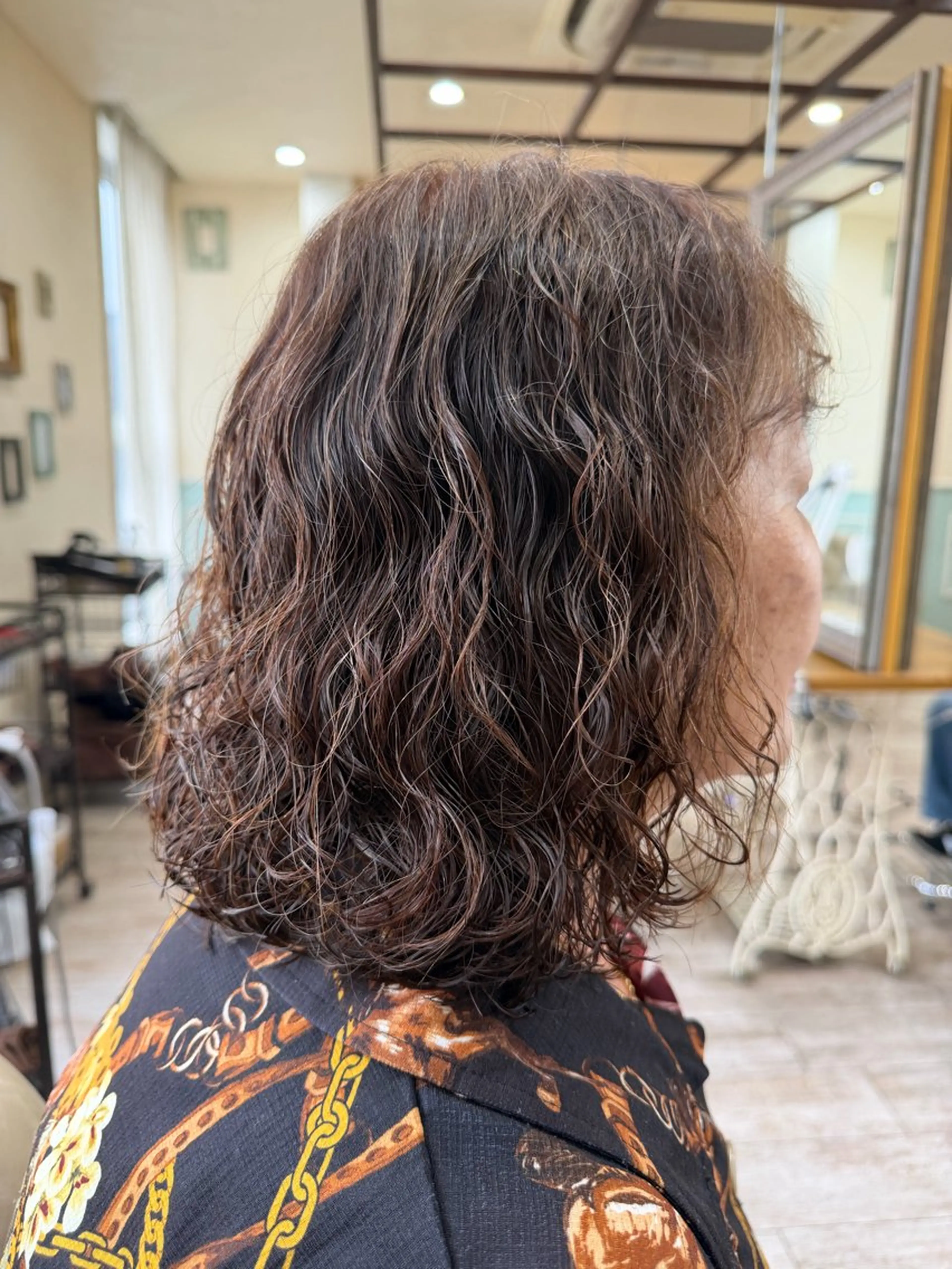 ミディアム パーマ ミディアムパーマ 髪質改善 カット パーマ トリートメント 新越谷noble店長 松本拓也▶◀*.のヘアスタイル