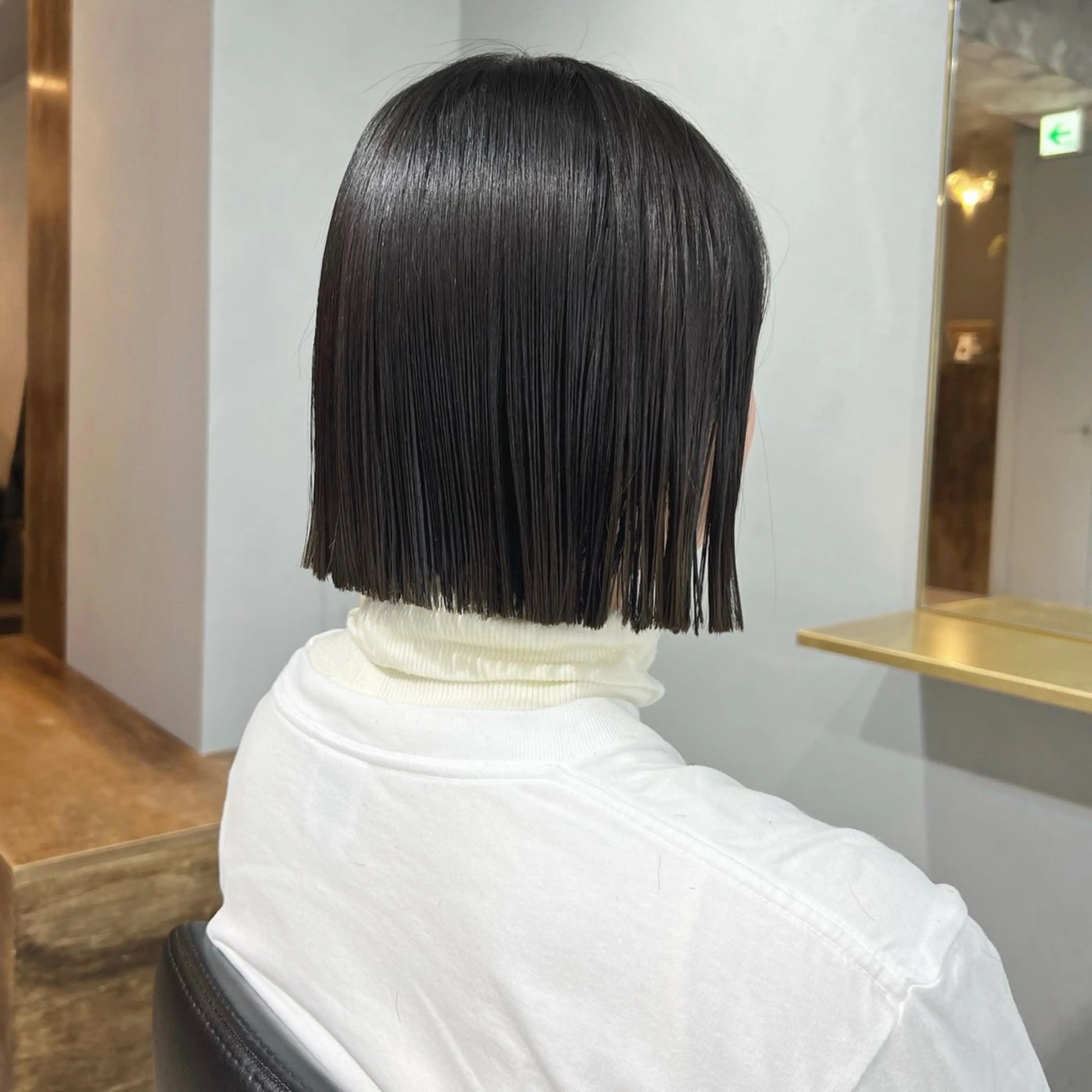 ミディアム カラー ヘアカラー トリートメント 【arc】akane オリーブ/ベージュのヘアスタイル