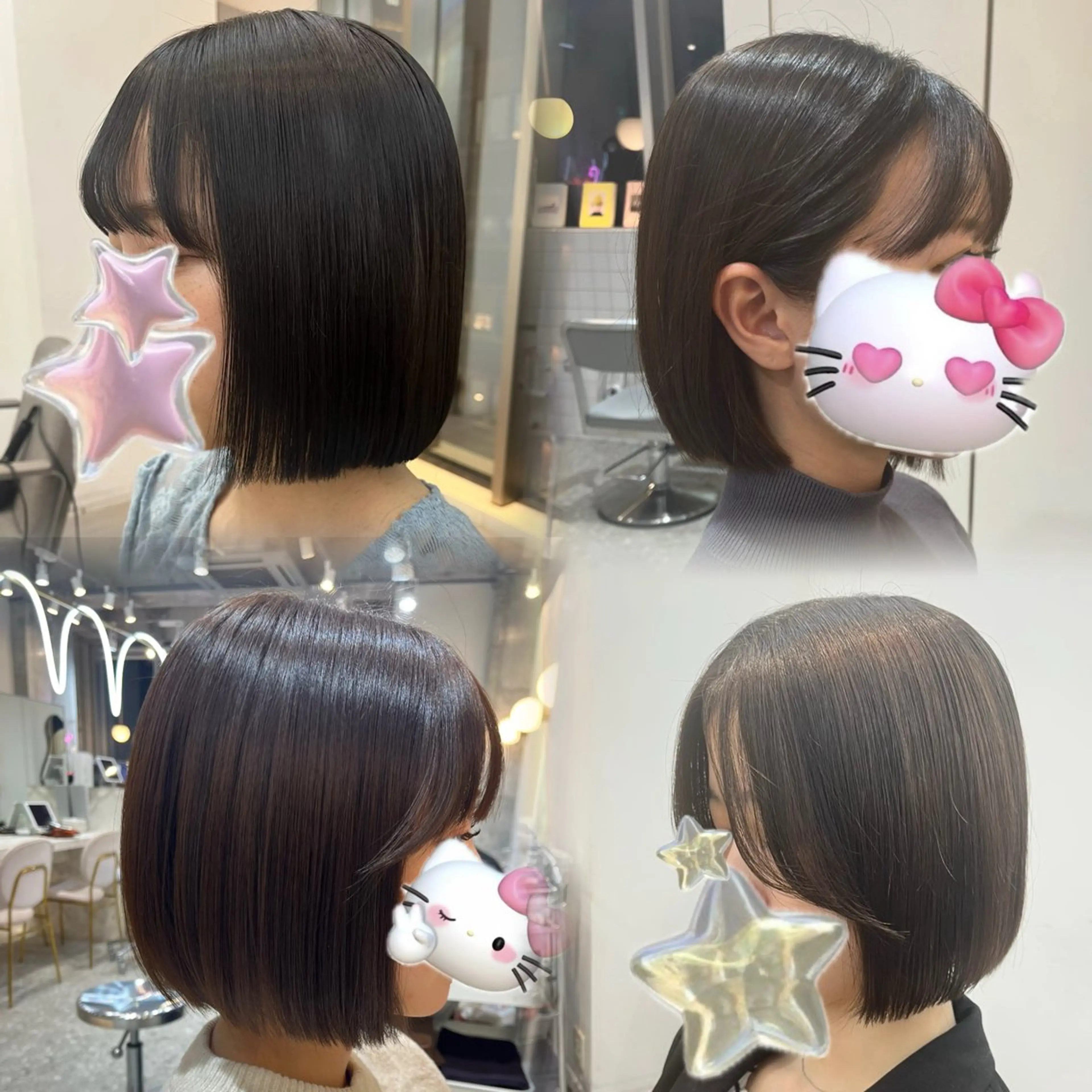 ショート カラー 韓国風カット/ ショート🖤Maiのヘアスタイル