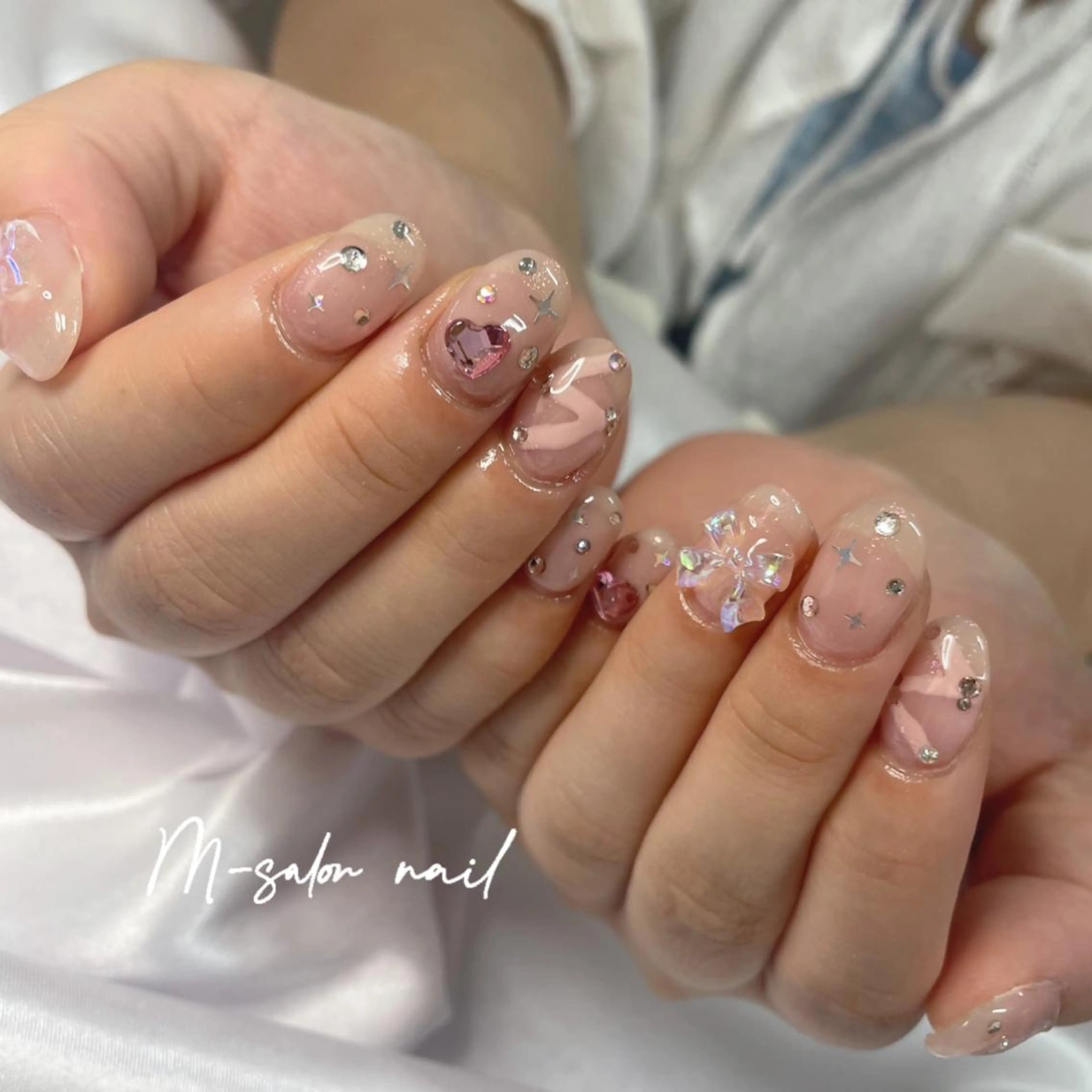 ネイル ハンドネイル 韓国/網紅/パーツ M-salonのネイルデザイン