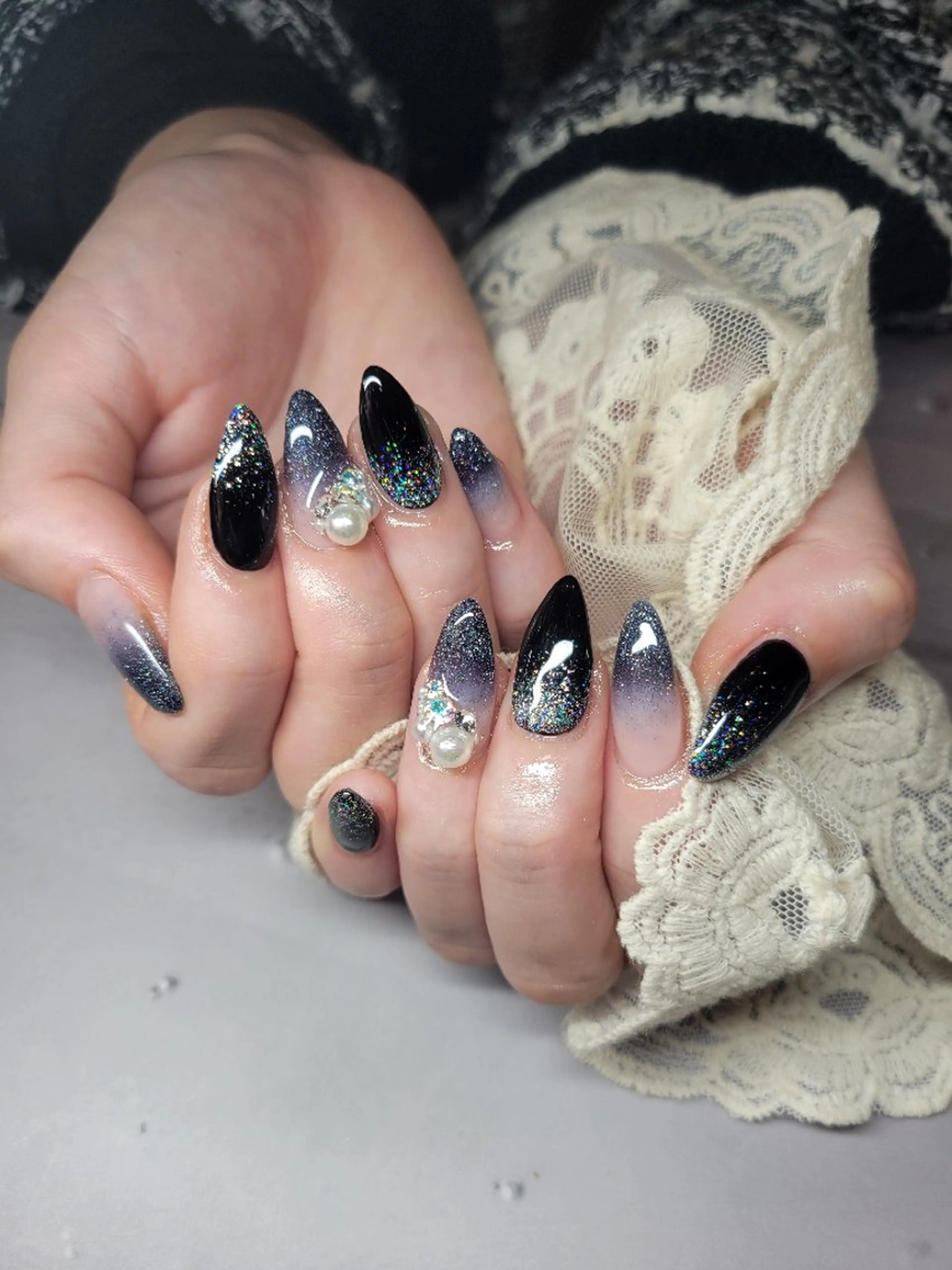 ネイル ブルー グラデーション Nail salon Coco所属・Nail salon Coco【溝の口駅】のネイルデザイン