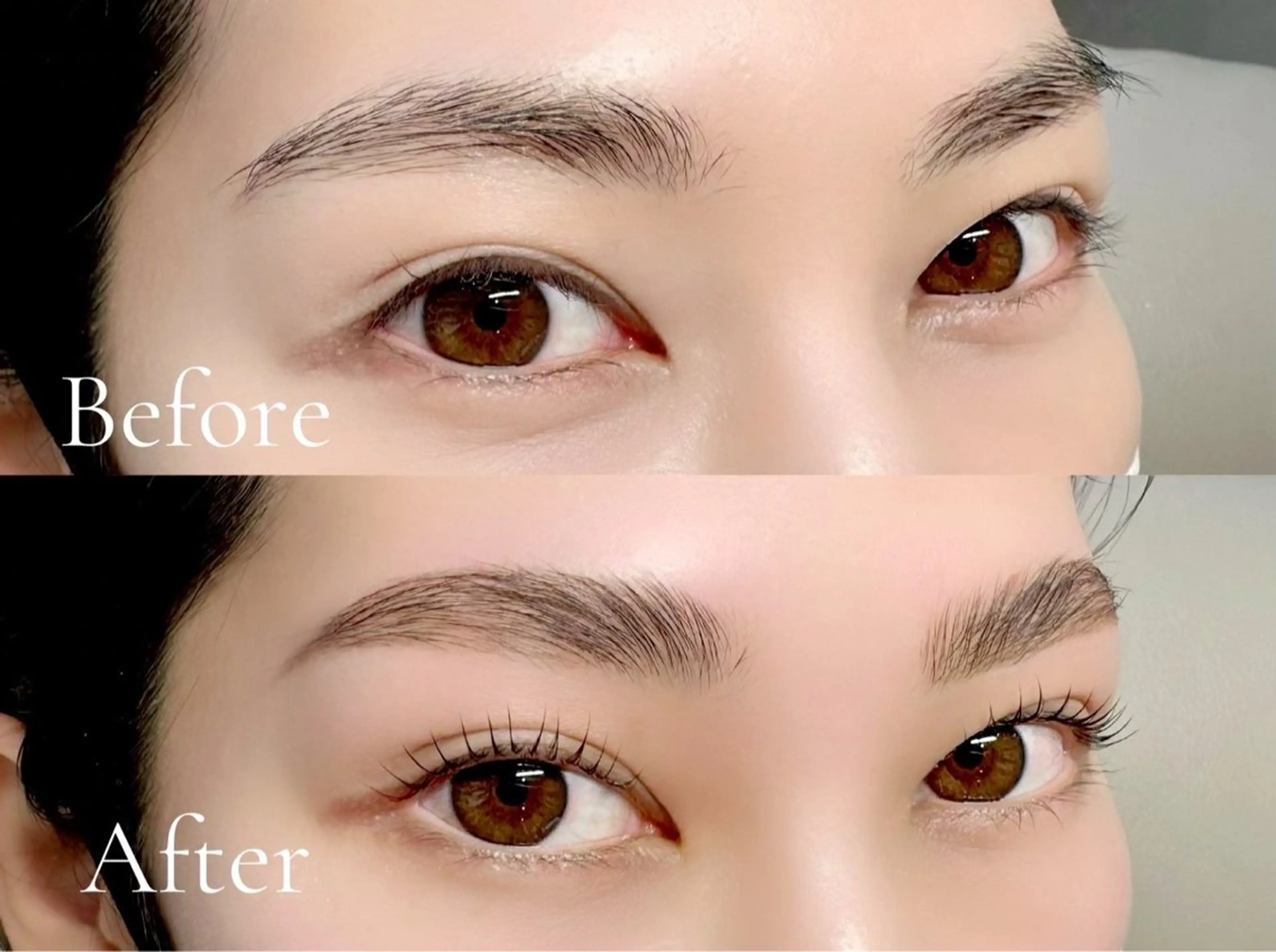 《まつ毛パーマorパリジェンヌ➕ハリウッドブロウリフト🧡》の写真