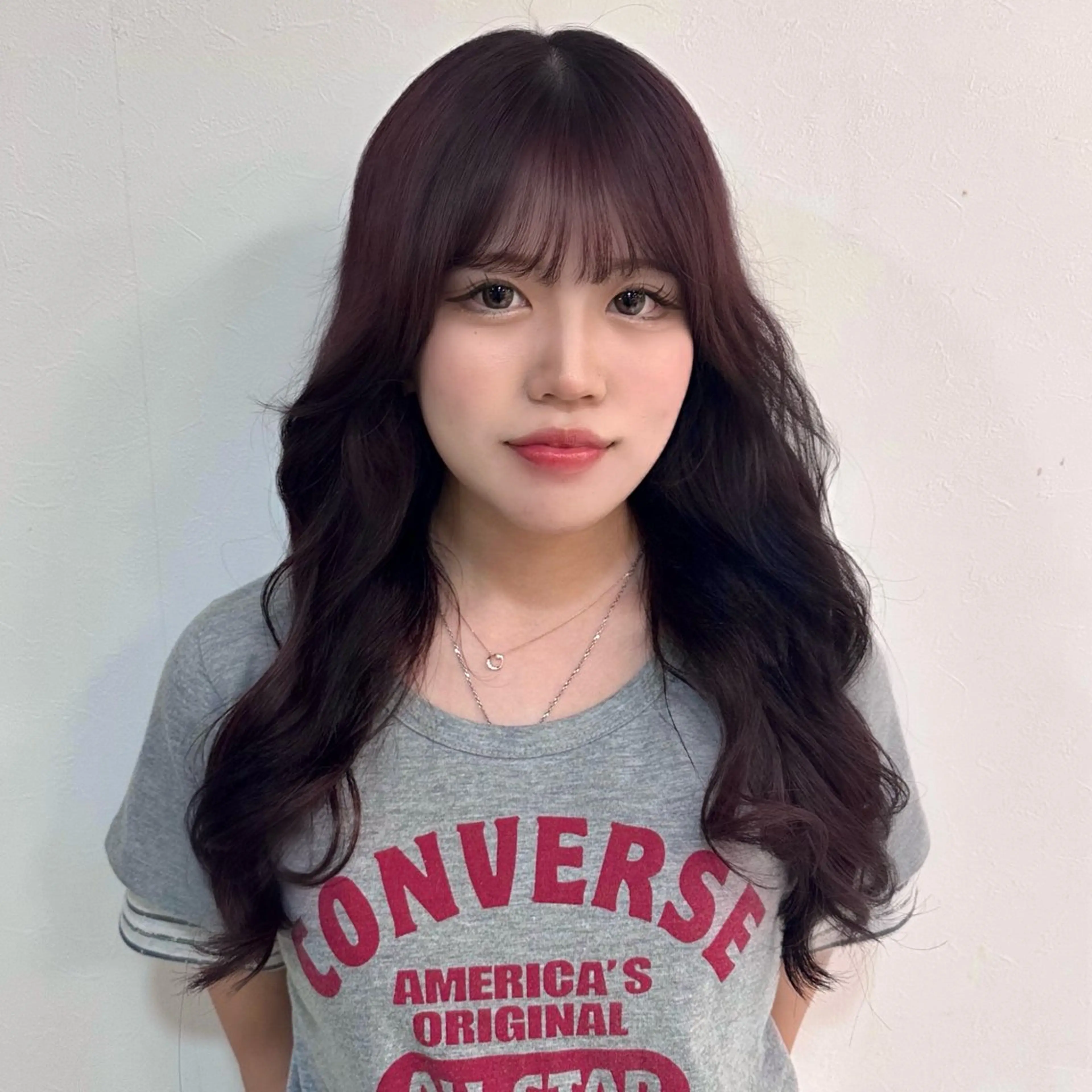 ロング カラー 井上 莉緒のヘアスタイル