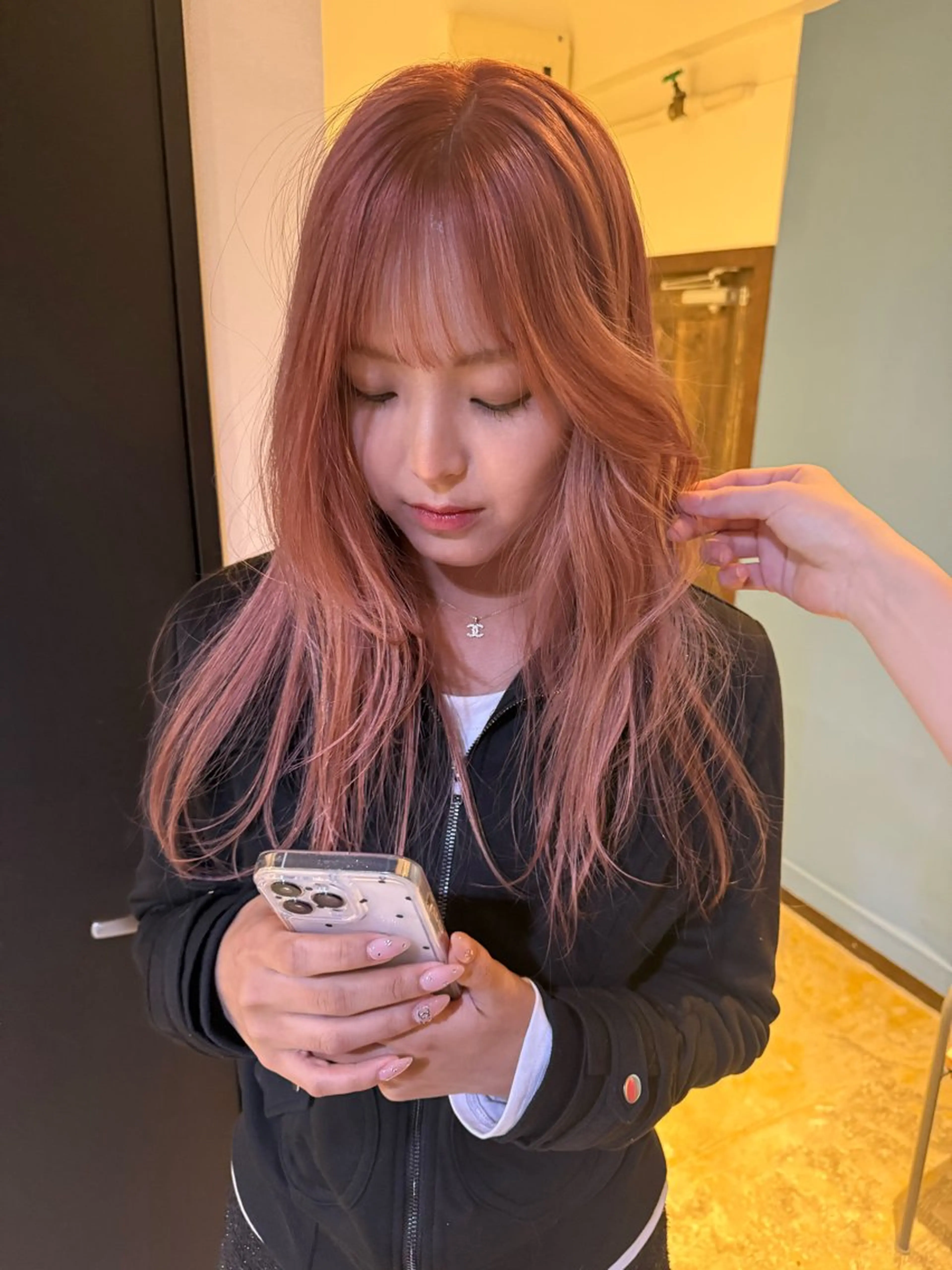 ロング カラー ヘアカラー 森国 凜 /広島美容院のヘアスタイル