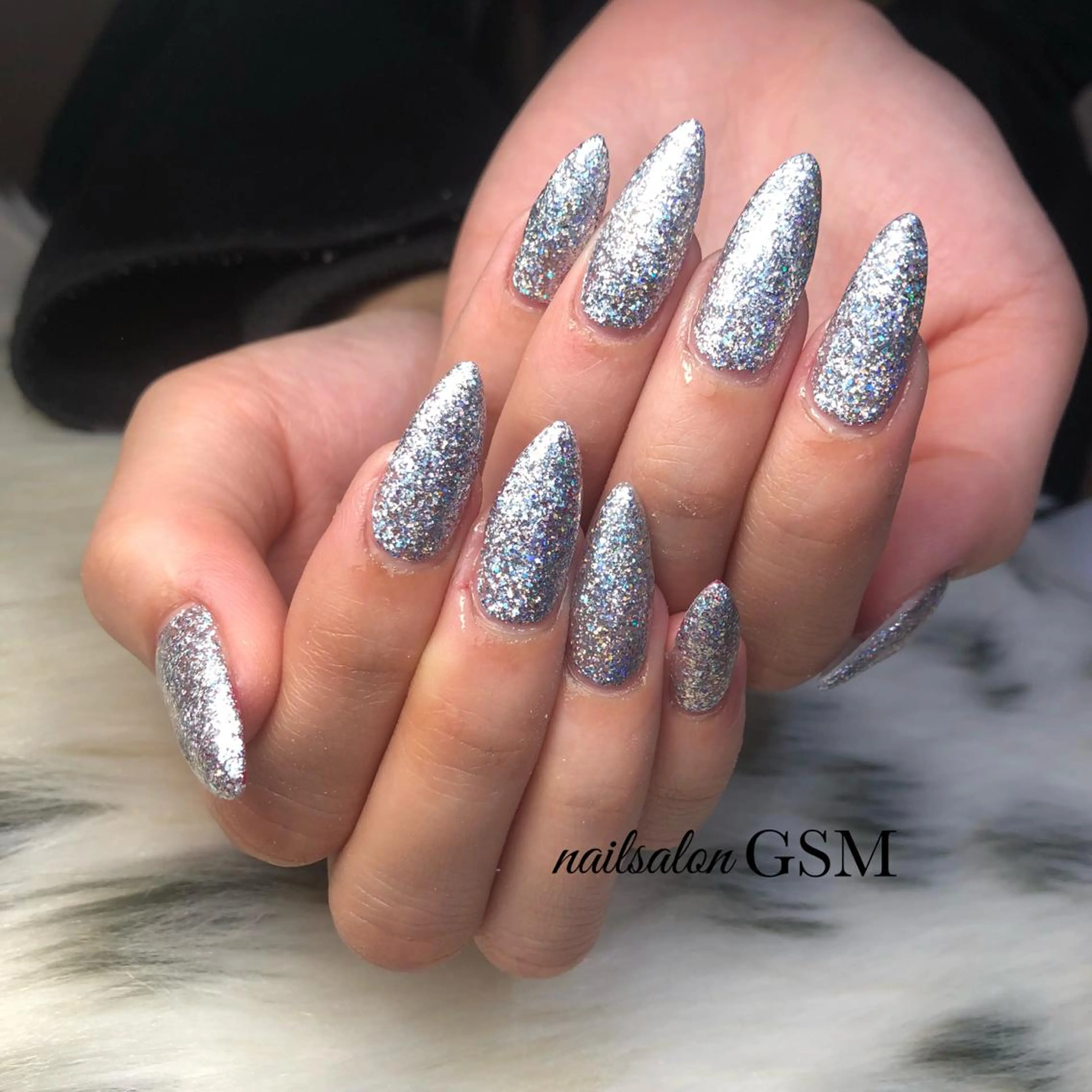 ネイル キラキラネイル ハンドネイル nail salon GSMのネイルデザイン