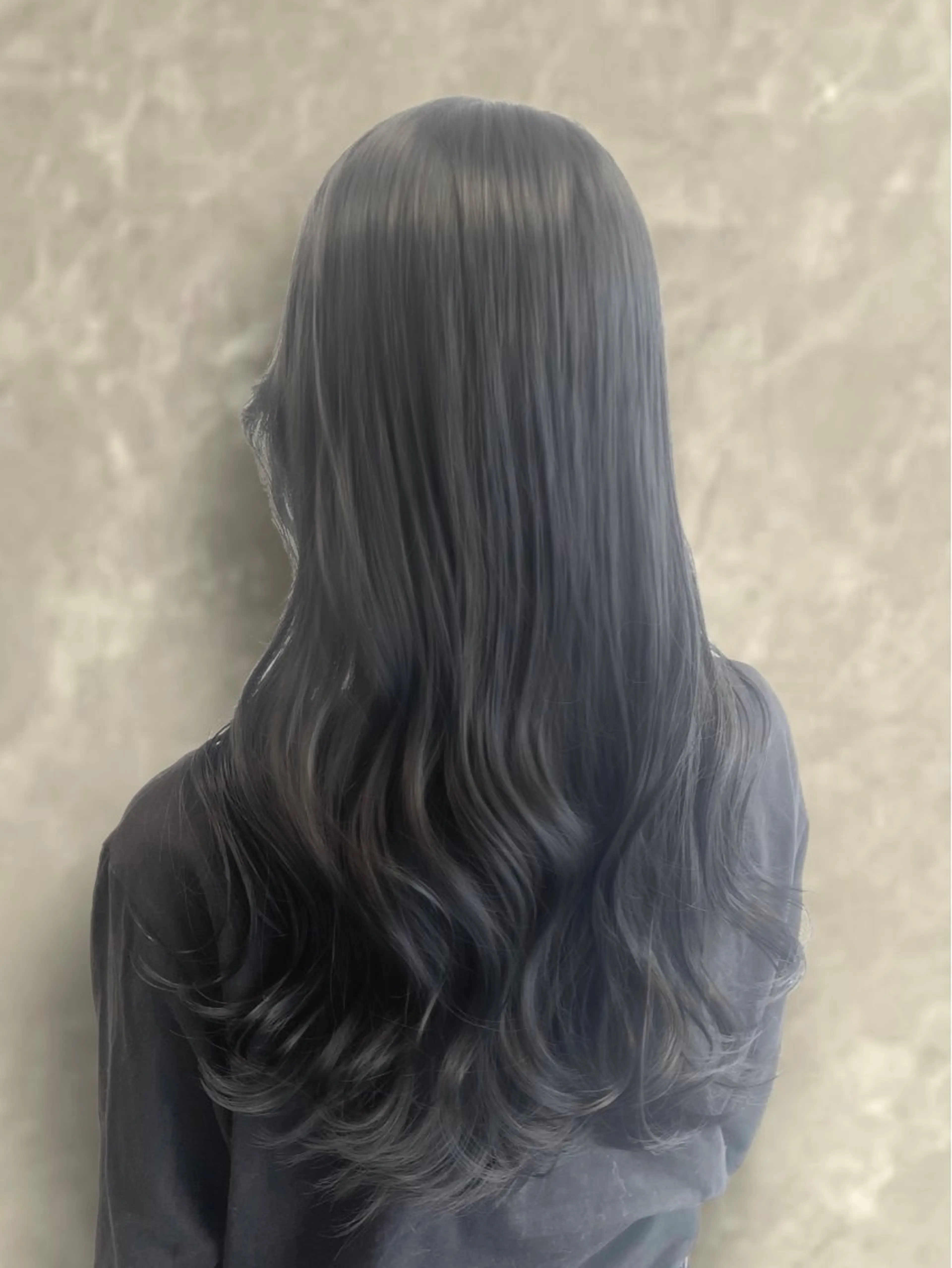 ロング カラー 髪質改善/赤み消し ブリーチなし心斎橋のヘアスタイル