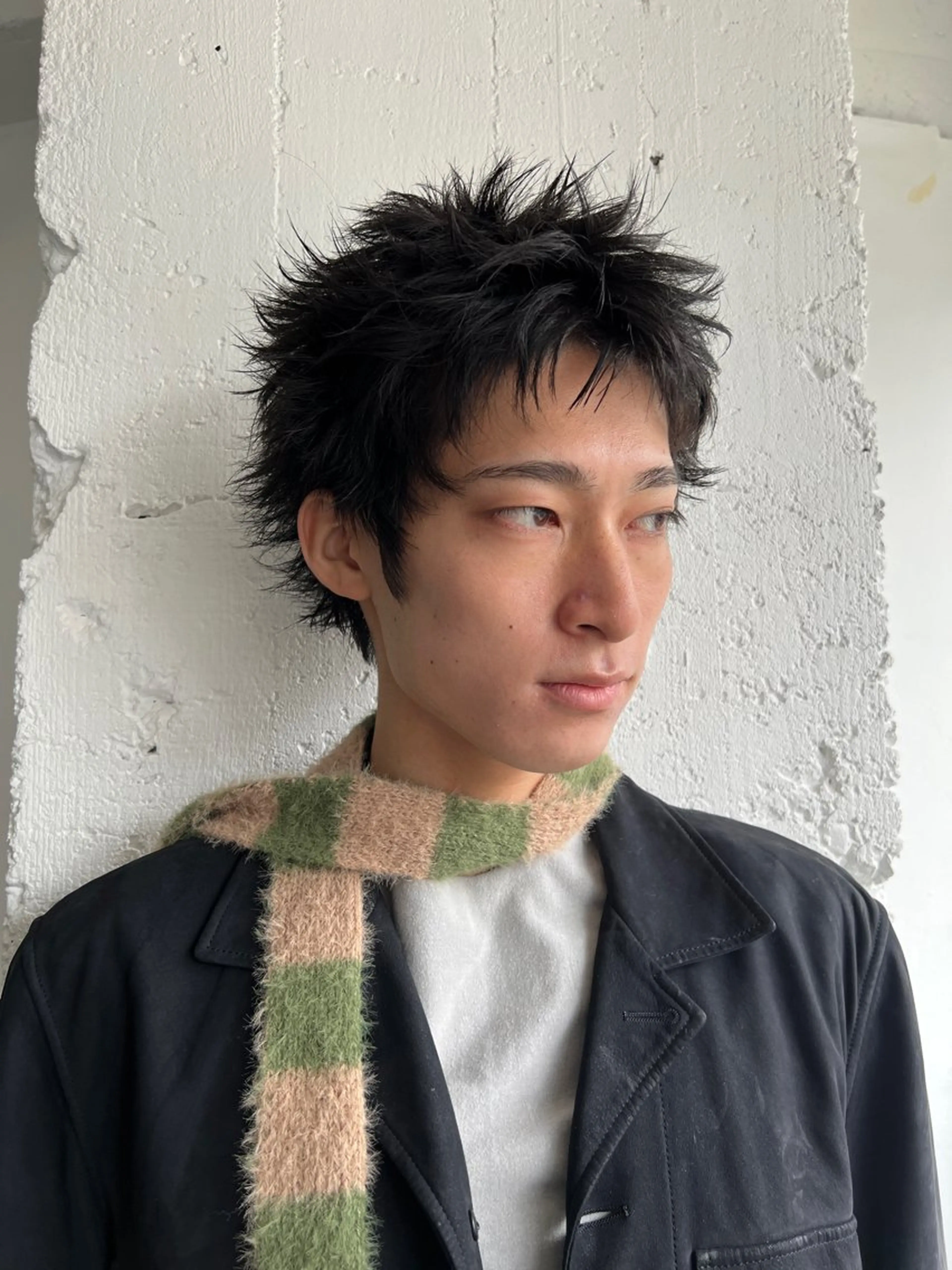 メンズ カット 大阪メンズパーマ /スパイキー/らいのヘアスタイル