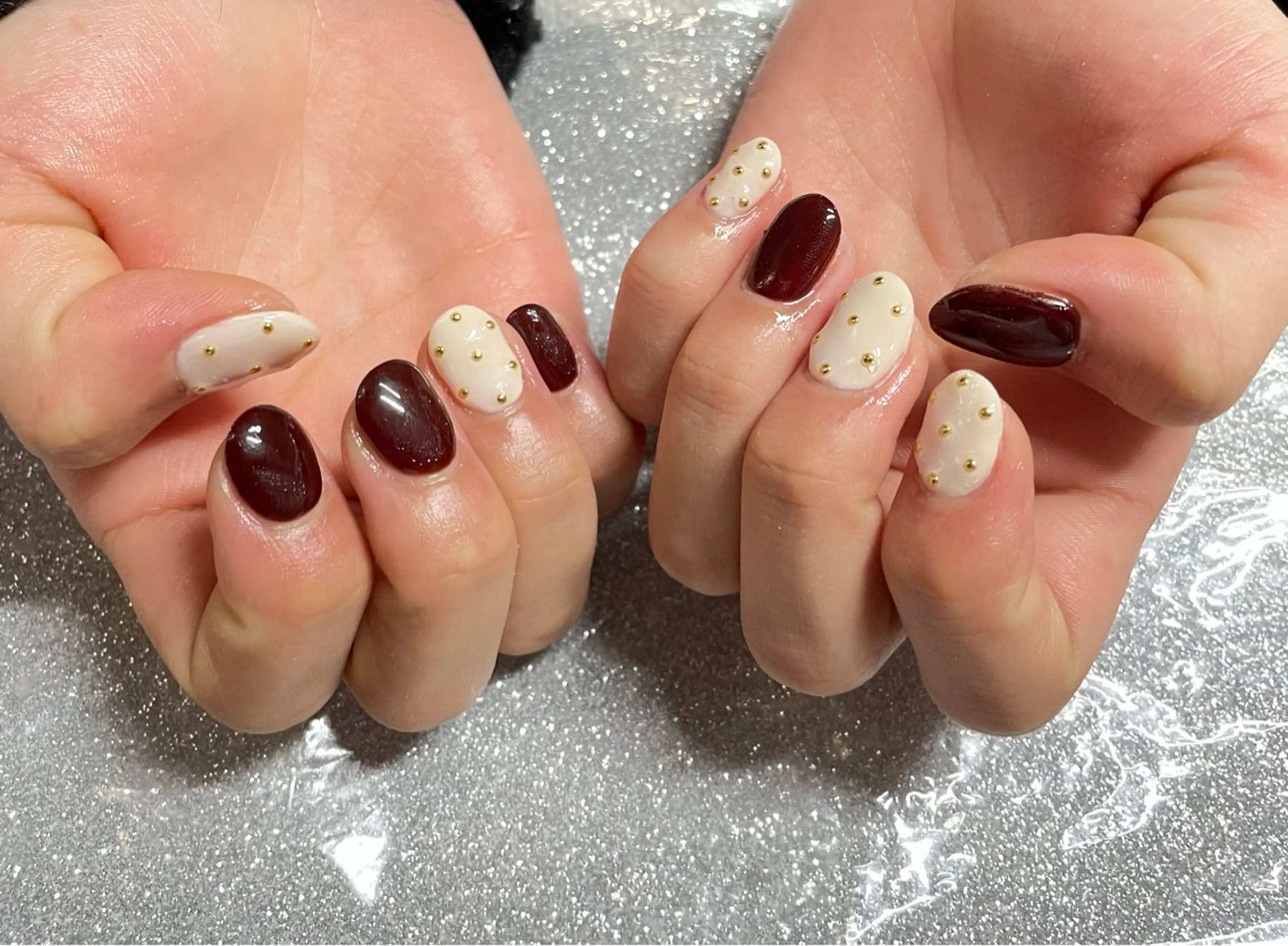 ネイル ハンドネイル VIERU 🌈🎀💖のネイルデザイン