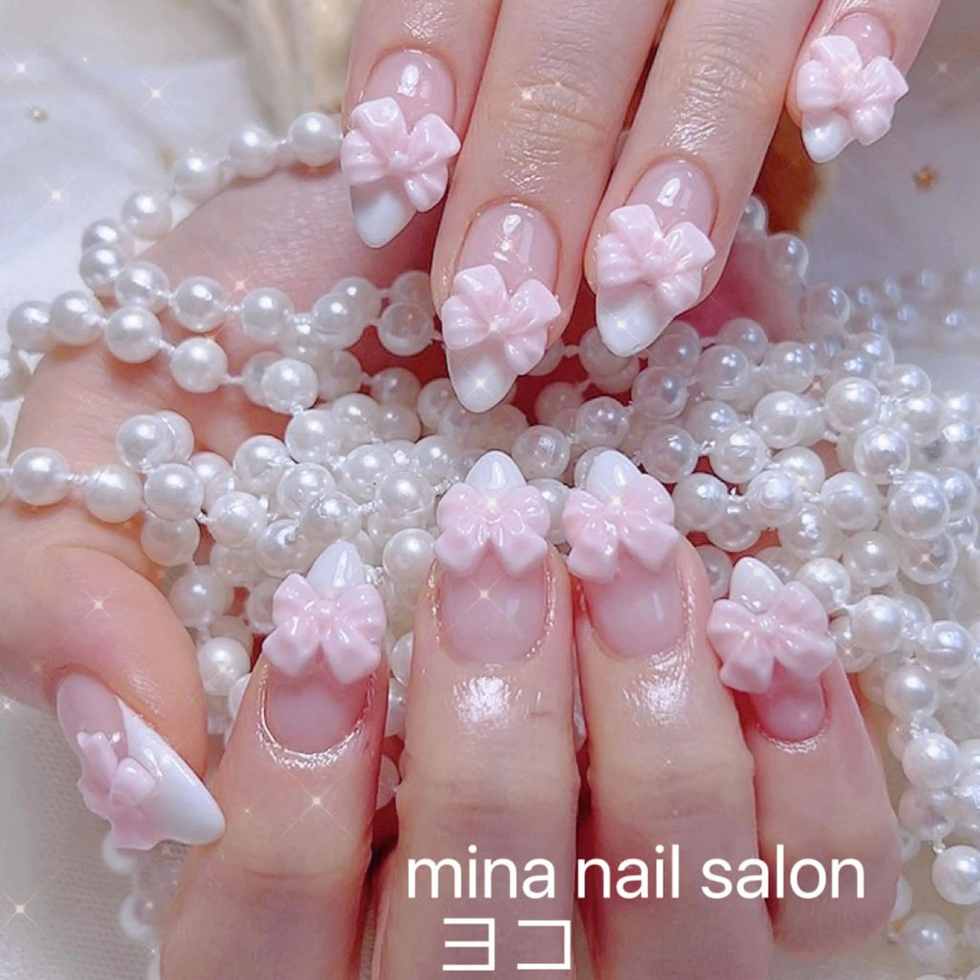 ネイル Mina🧸 韓国風ネイル🎀のネイルデザイン