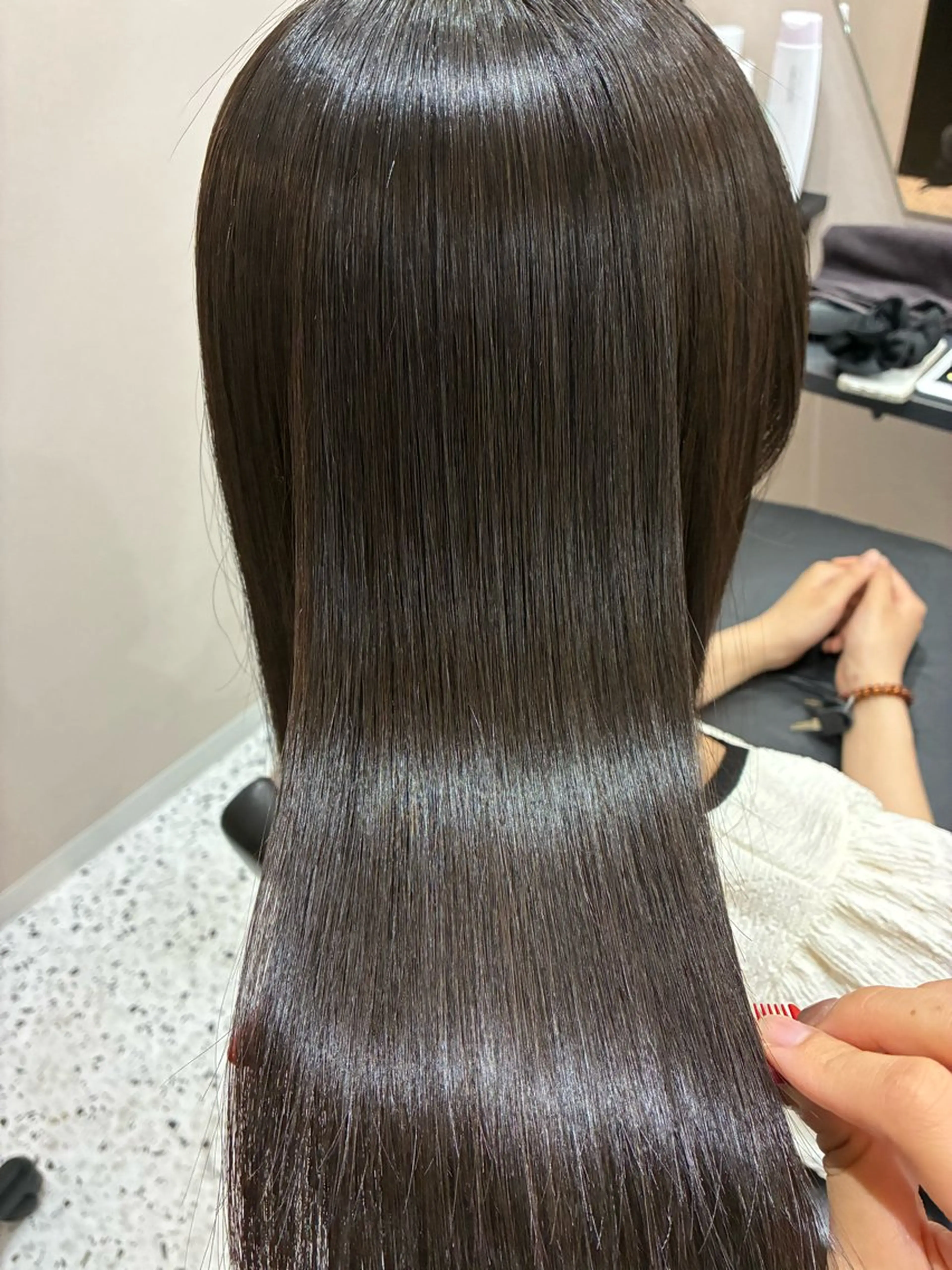 ロング パーマ カット 縮毛矯正 トリートメント 美髪×髪質改善 🖤Yukineのヘアスタイル