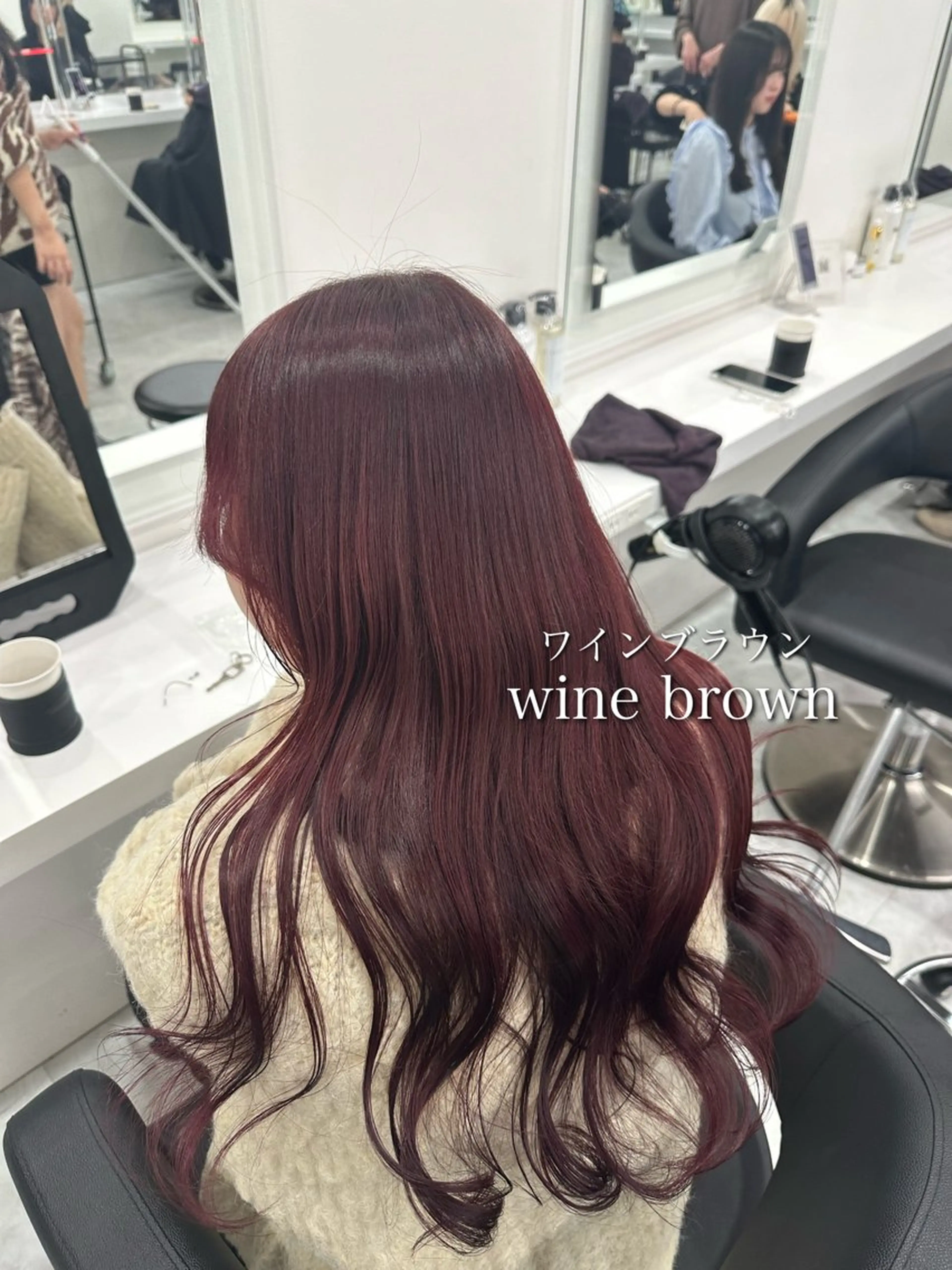 ロング カラー カット ヘアカラー SALOWIN 宇田川店所属・ブリーチなしトレンド SHUSAKUのヘアスタイル