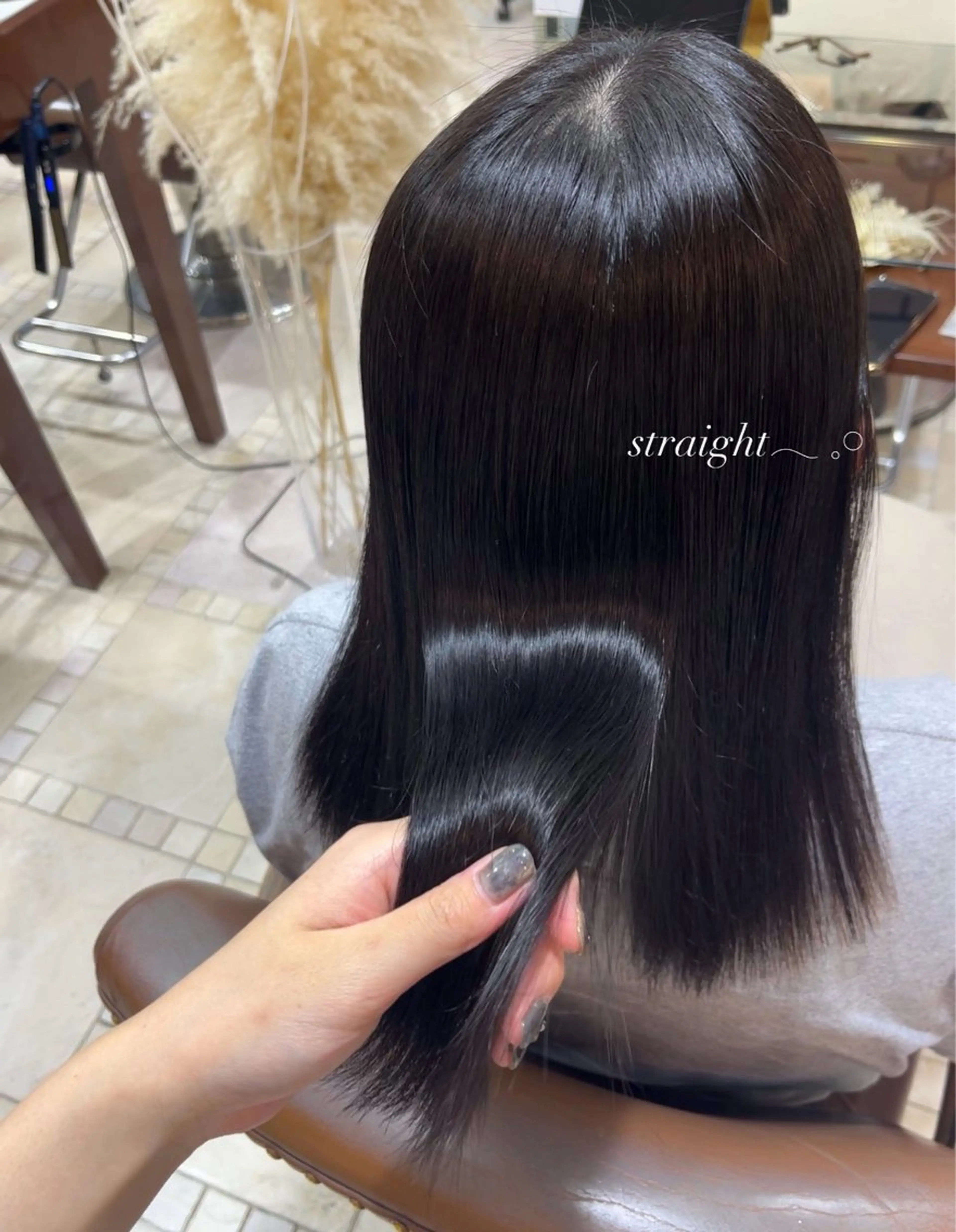 セミロング 髪質改善 カット 縮毛矯正 トリートメント 透明感カラー／ 艶感カラー／RAMUのヘアスタイル