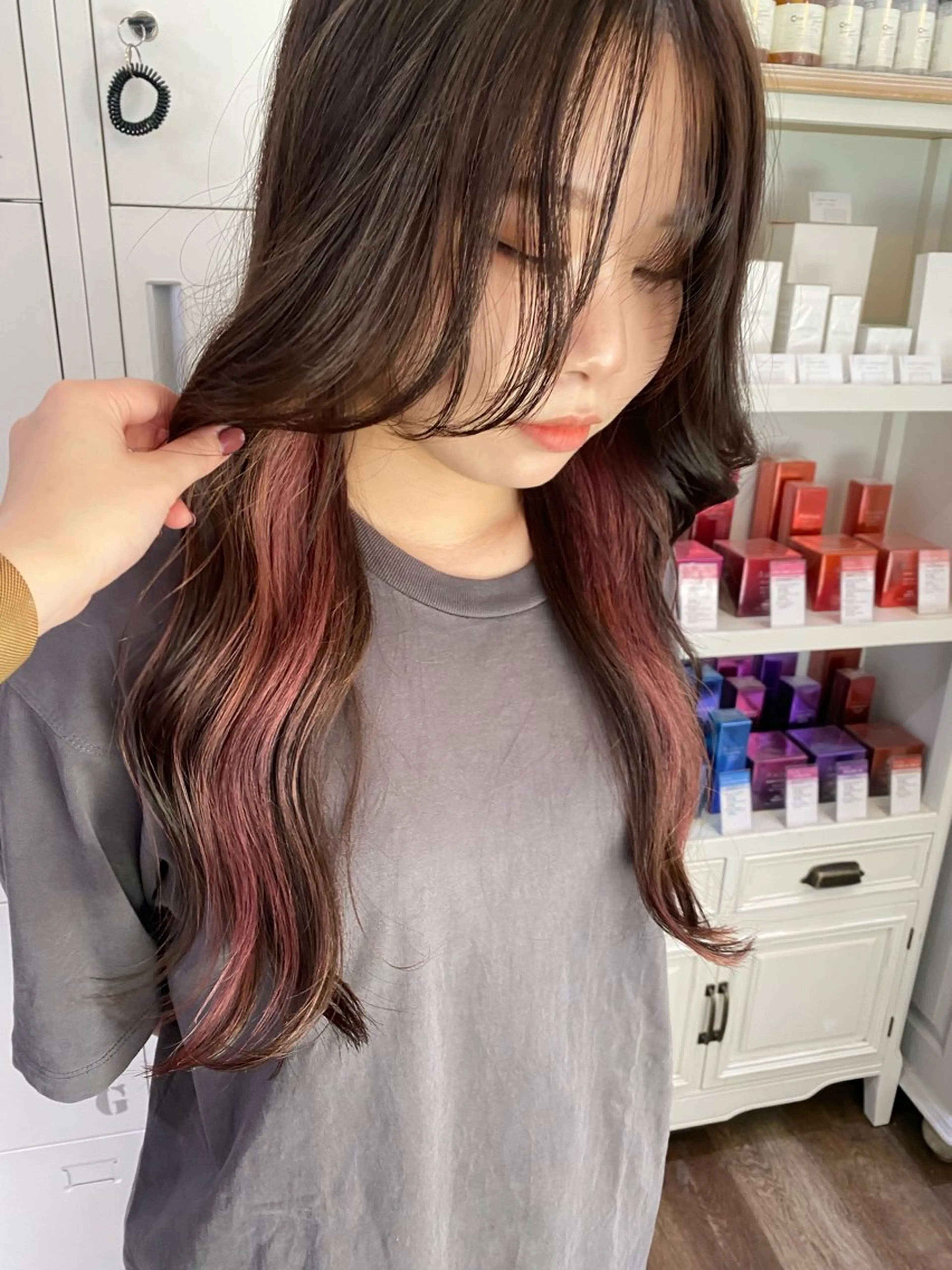 ロング カラー HONDA KANONのヘアスタイル