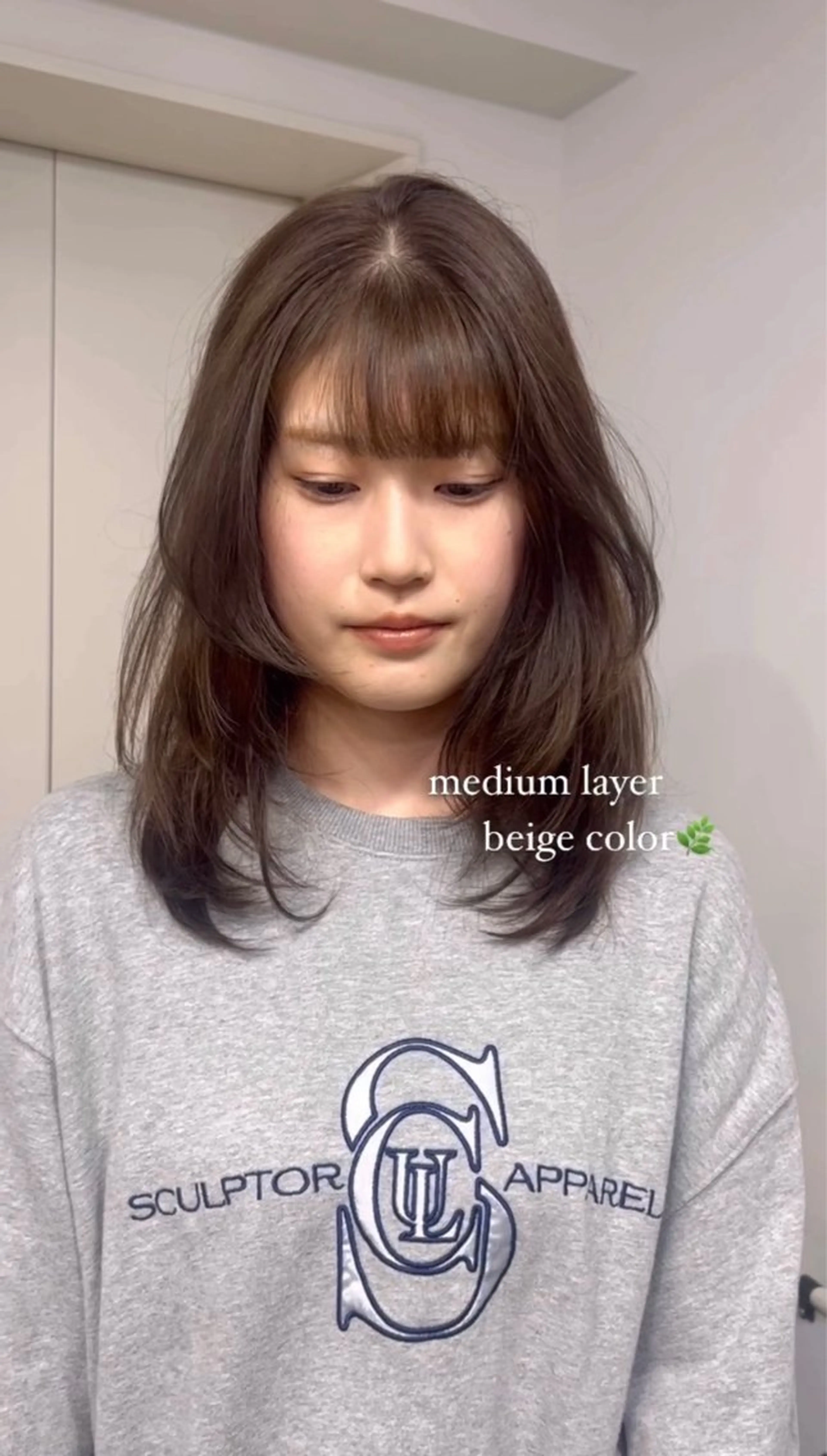 ミディアムレイヤーカット🌿の写真