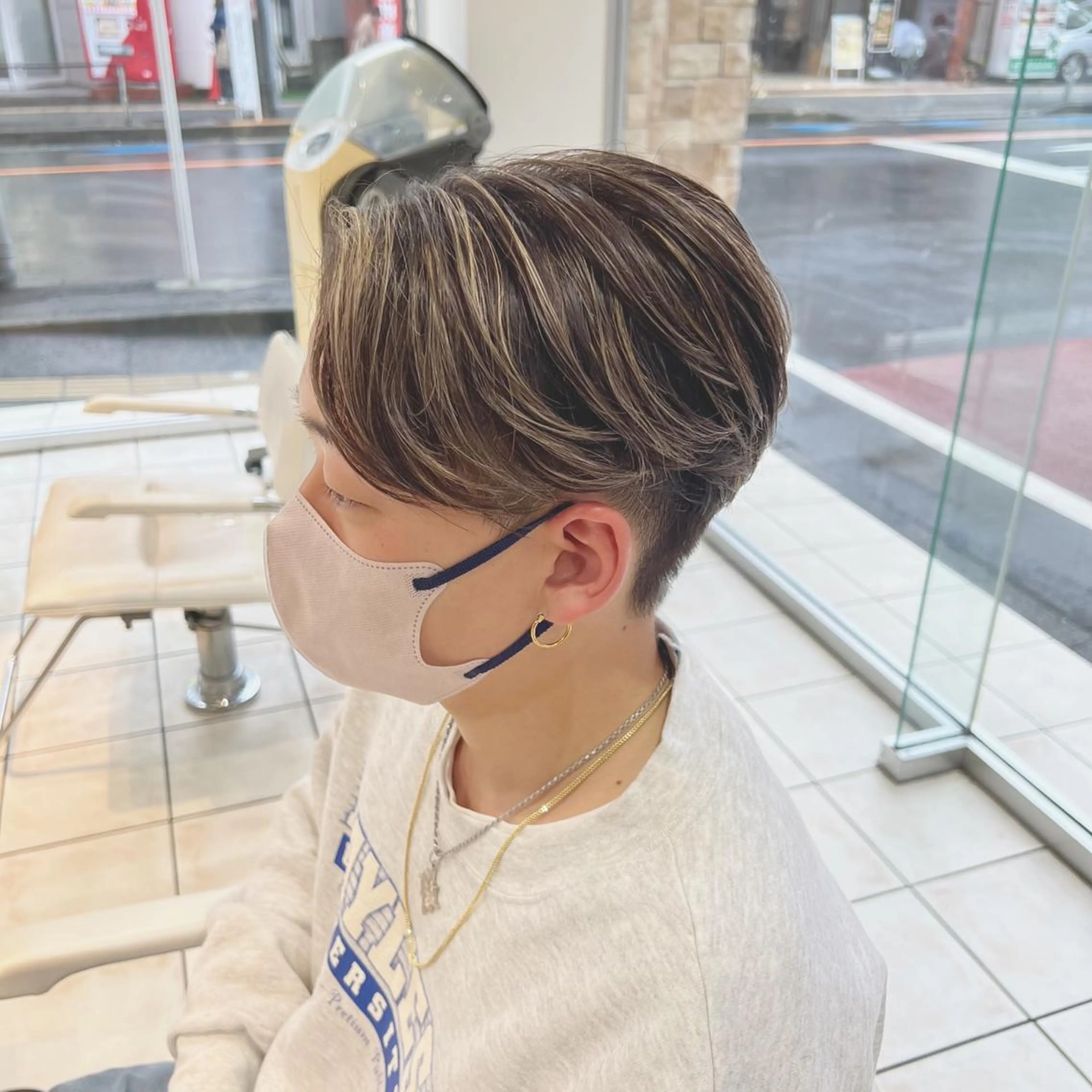 ショート パーマ メンズ 店長 /カラー職人 /TSUBASAのヘアスタイル