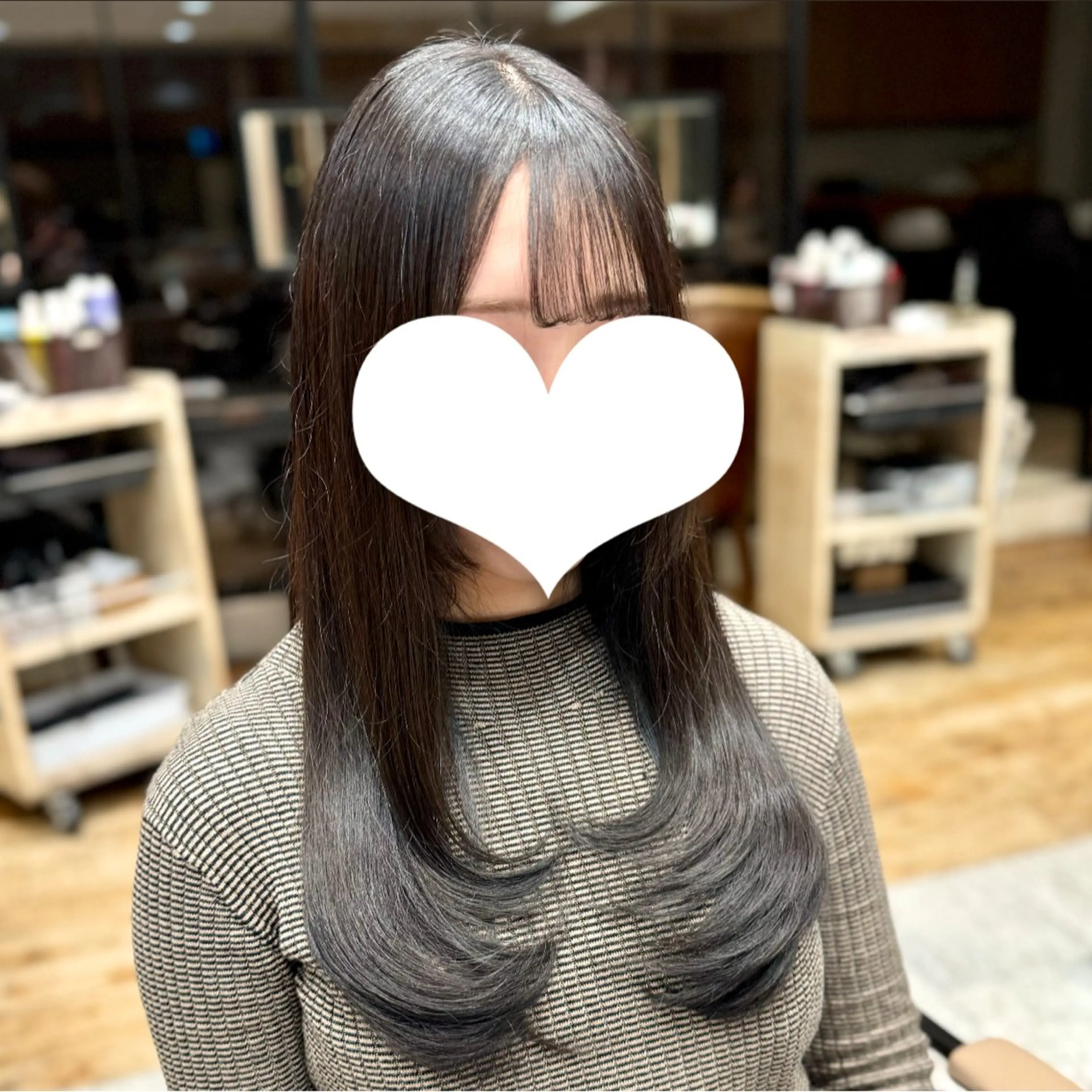 ロング カラー ベージュカラー ブラウンカラー ブラウンベージュ 透明感カラー グレージュ トリートメント ヘッドスパ 新宿透明感カラー 髪質改善/吉川怜奈のヘアスタイル