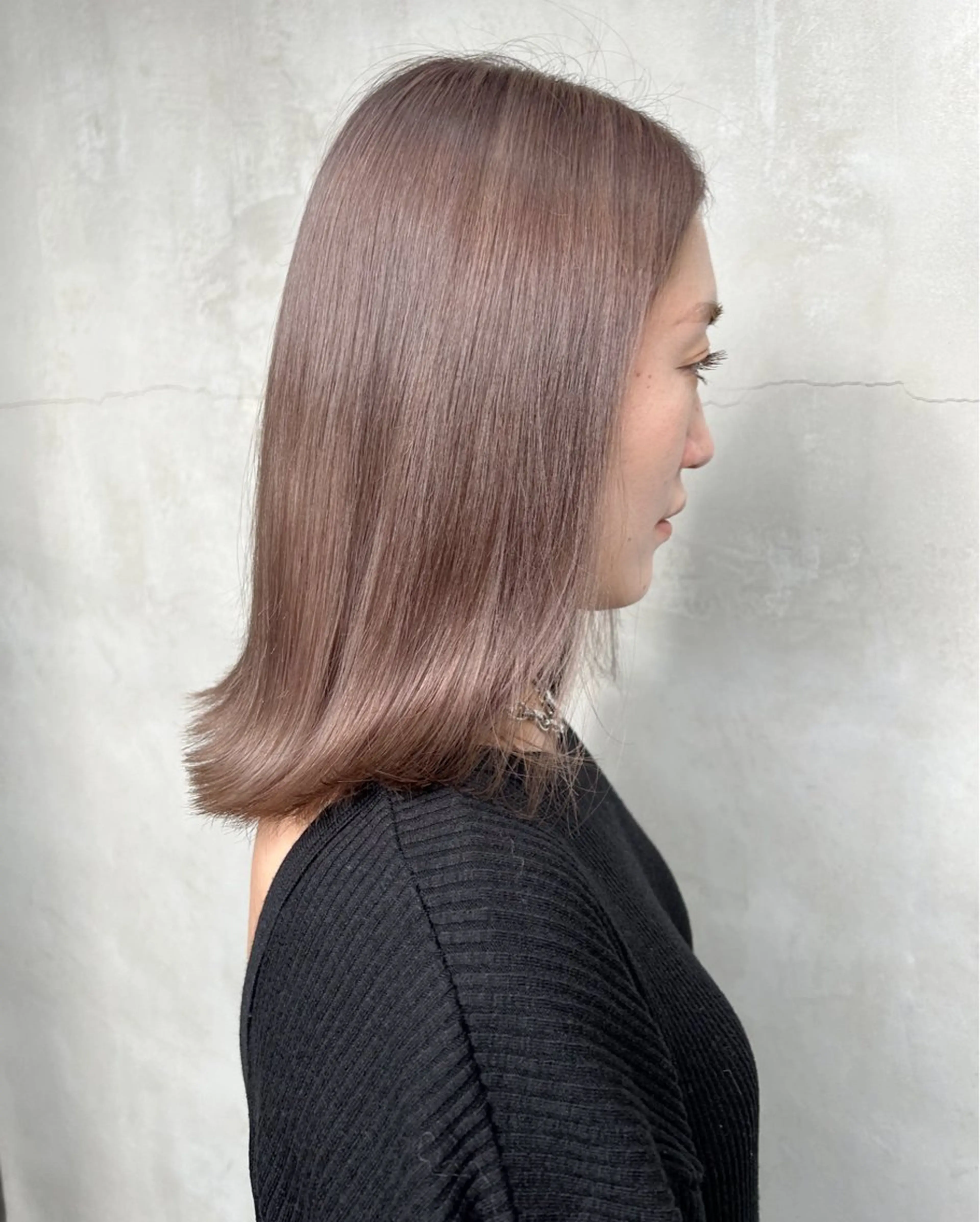 ミディアム ヘアカラー ﾔﾏﾅｶ ﾘﾘｶ🫐 寒色系ｶﾗｰ🫐のヘアスタイル