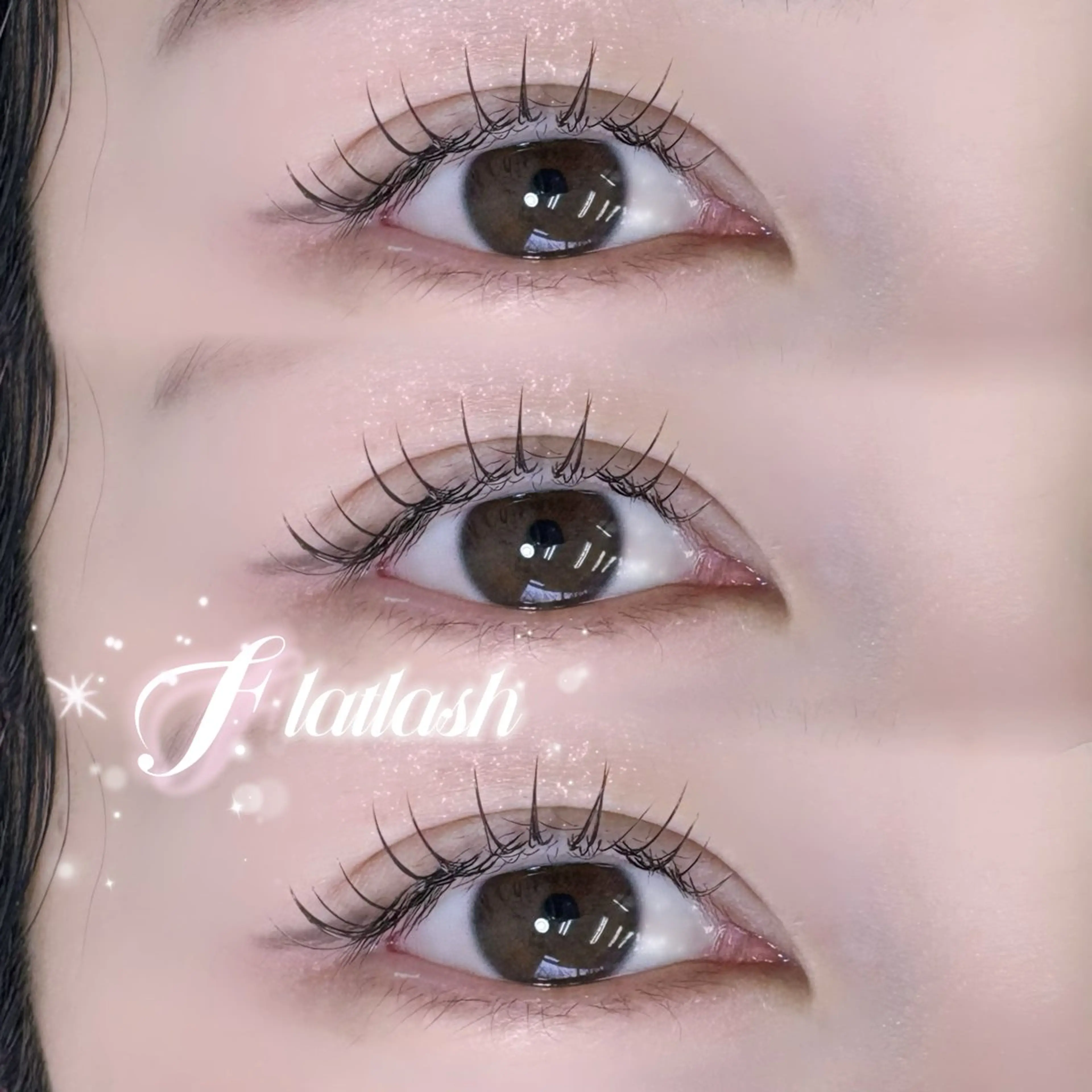 マツエク・マツパ フラットラッシュ eyelashsalon aim所属・aim♡ cocoのマツエク・マツパデザイン
