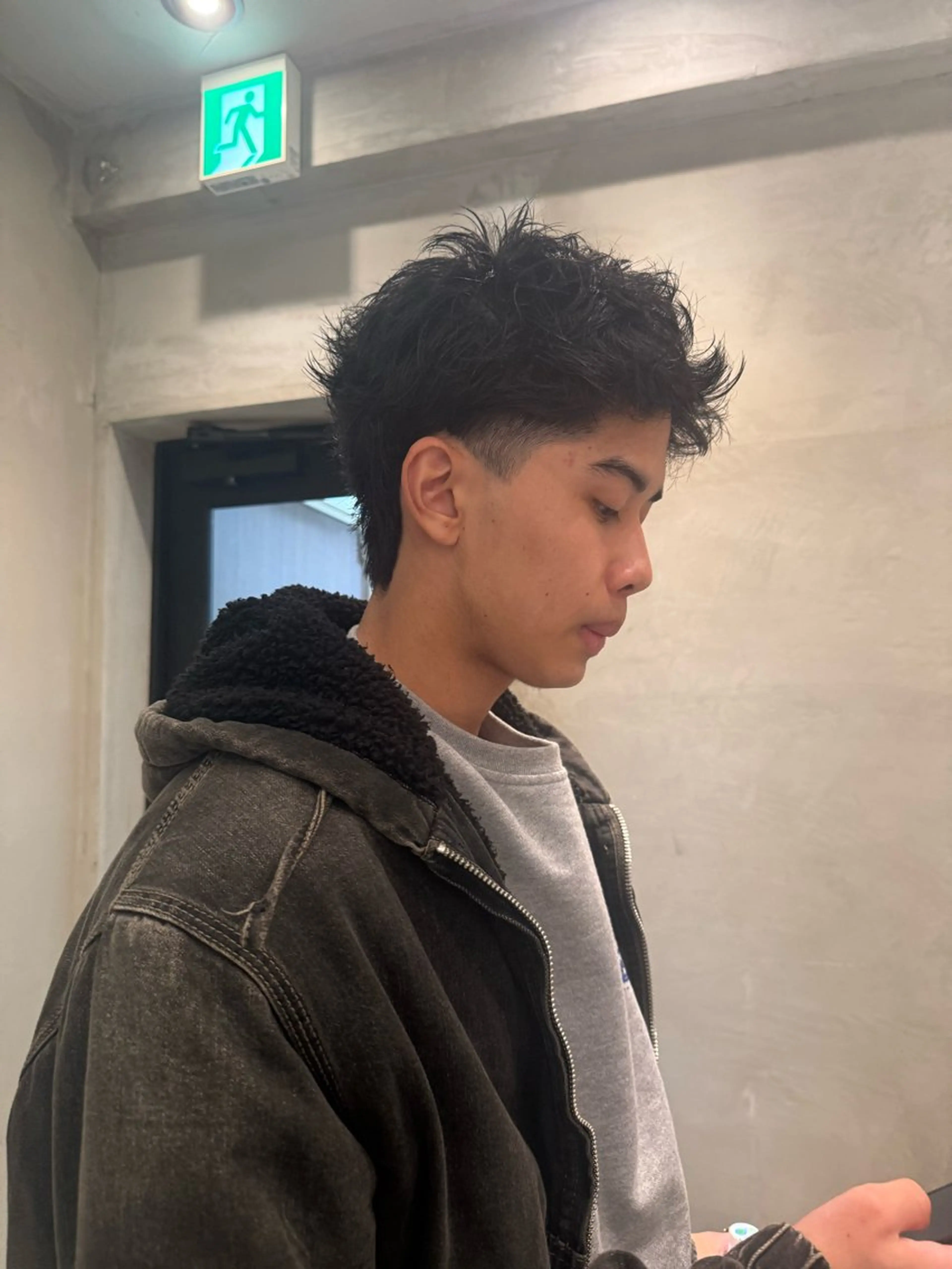 ショート パーマ メンズ メンズパーマ スパイキーショート ショートヘア カット パーマ heavenly by HAVANA新宿所属・メンズショート/ピン パーマ/新宿/フウガのヘアスタイル