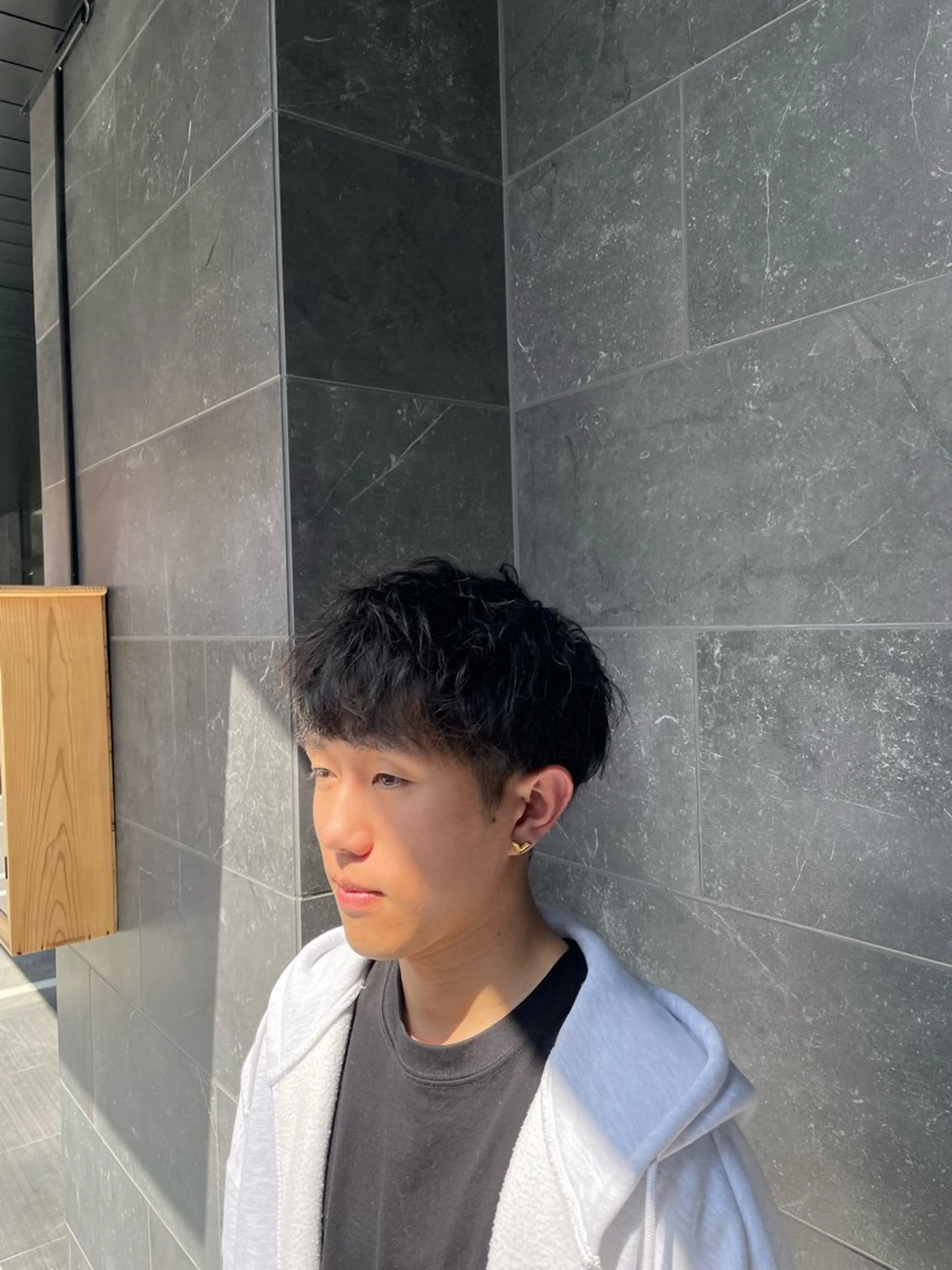 メンズ カット ヘッドスパ ヘアセット 遠藤 健登のヘアスタイル