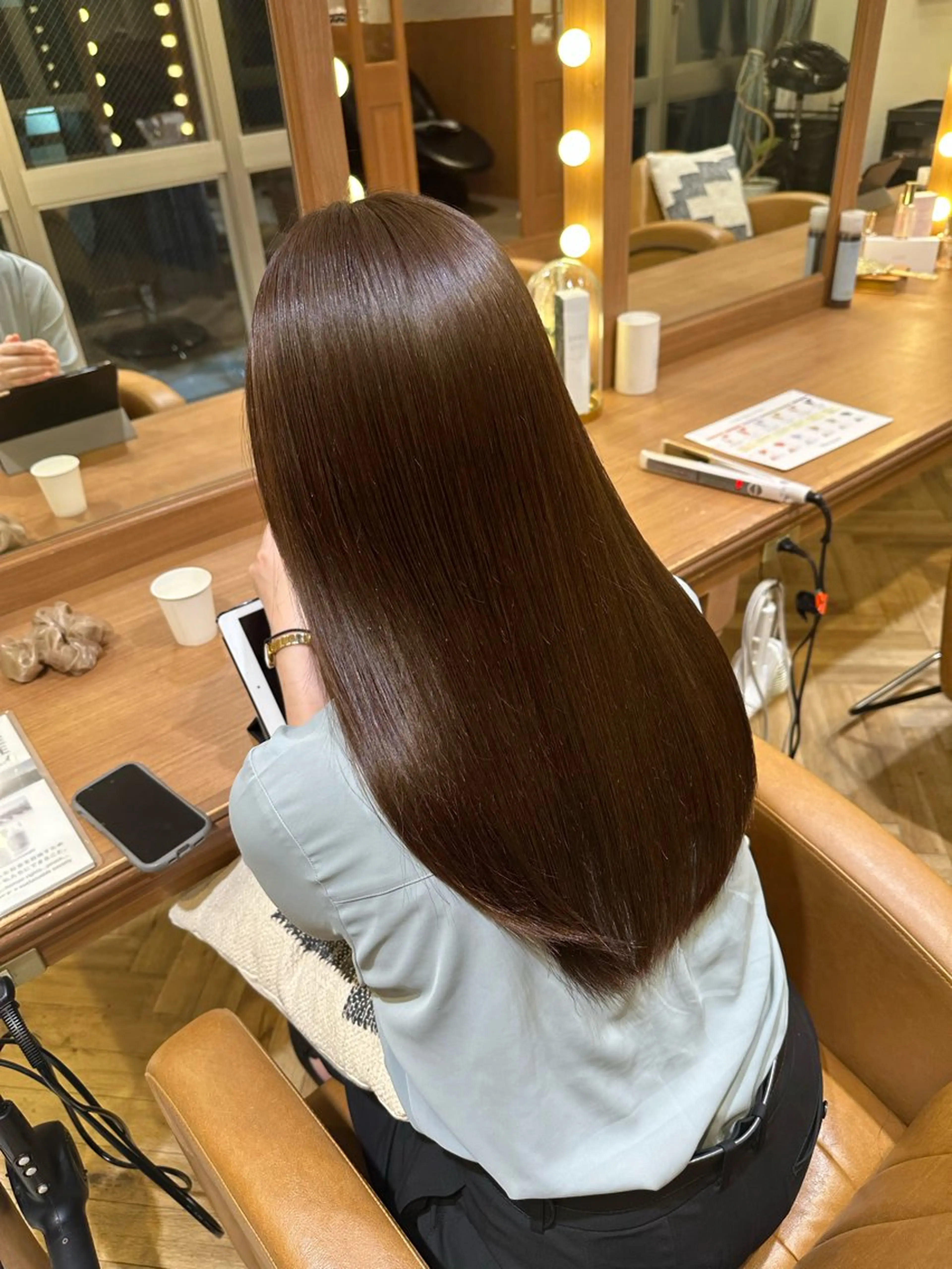 カットなし！縮毛矯正➕うる艶トリートメント🩵【ミニモ限定価格】の写真