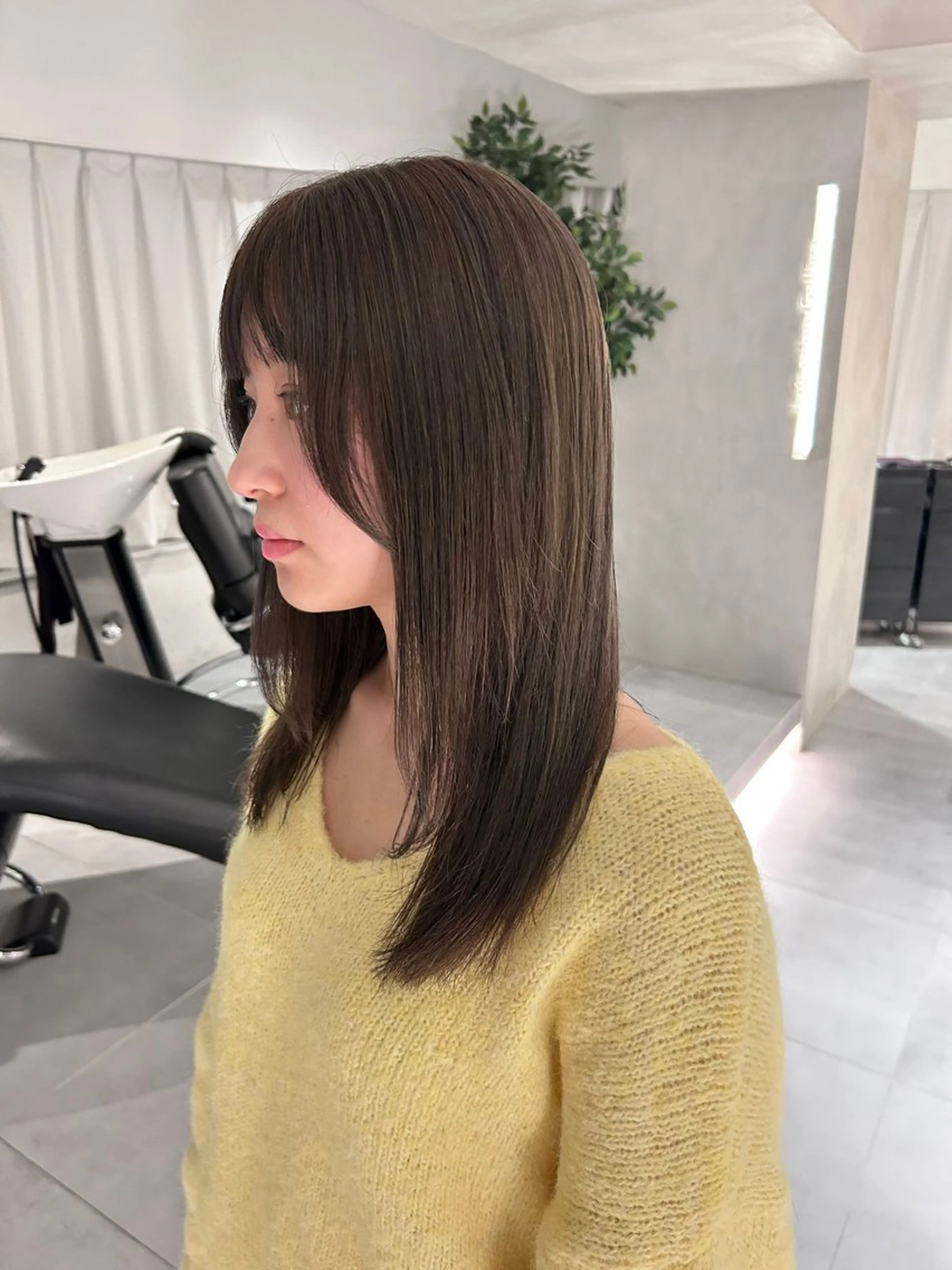ミディアム カラー 🪞韓国透けhair 🪞honokaのヘアスタイル