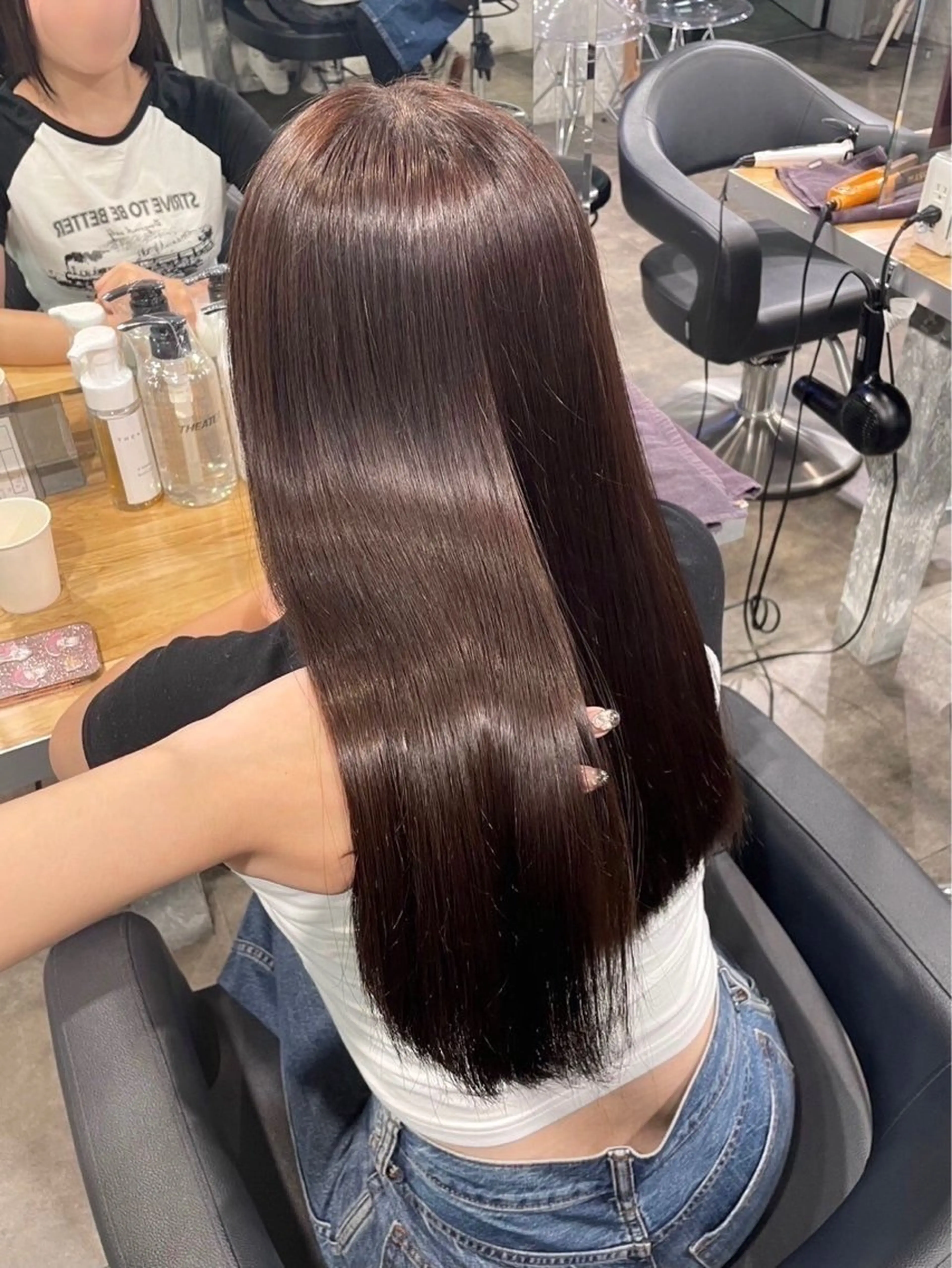 カラー 大人っぽ韓国🤍ブリ ーチ/mitsukiのヘアスタイル