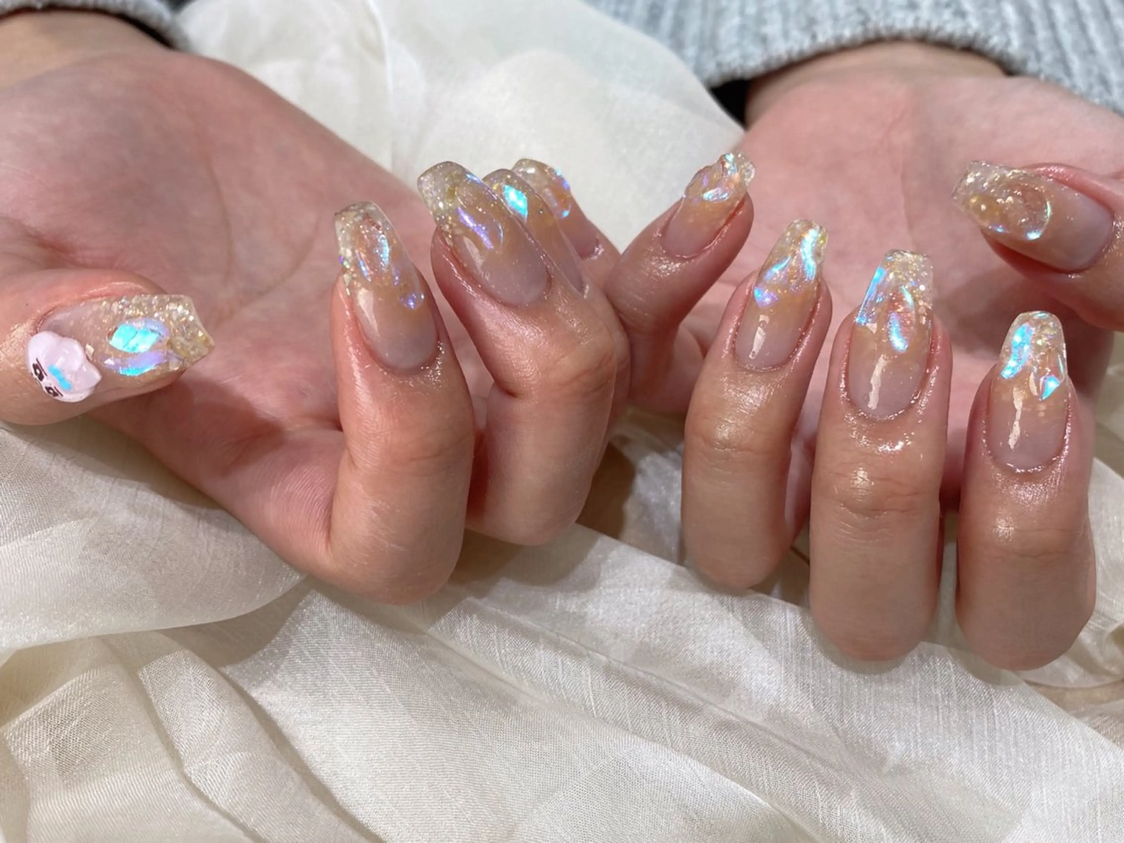 ミディアム ハンドネイル Nail  R💫 naoのネイルデザイン