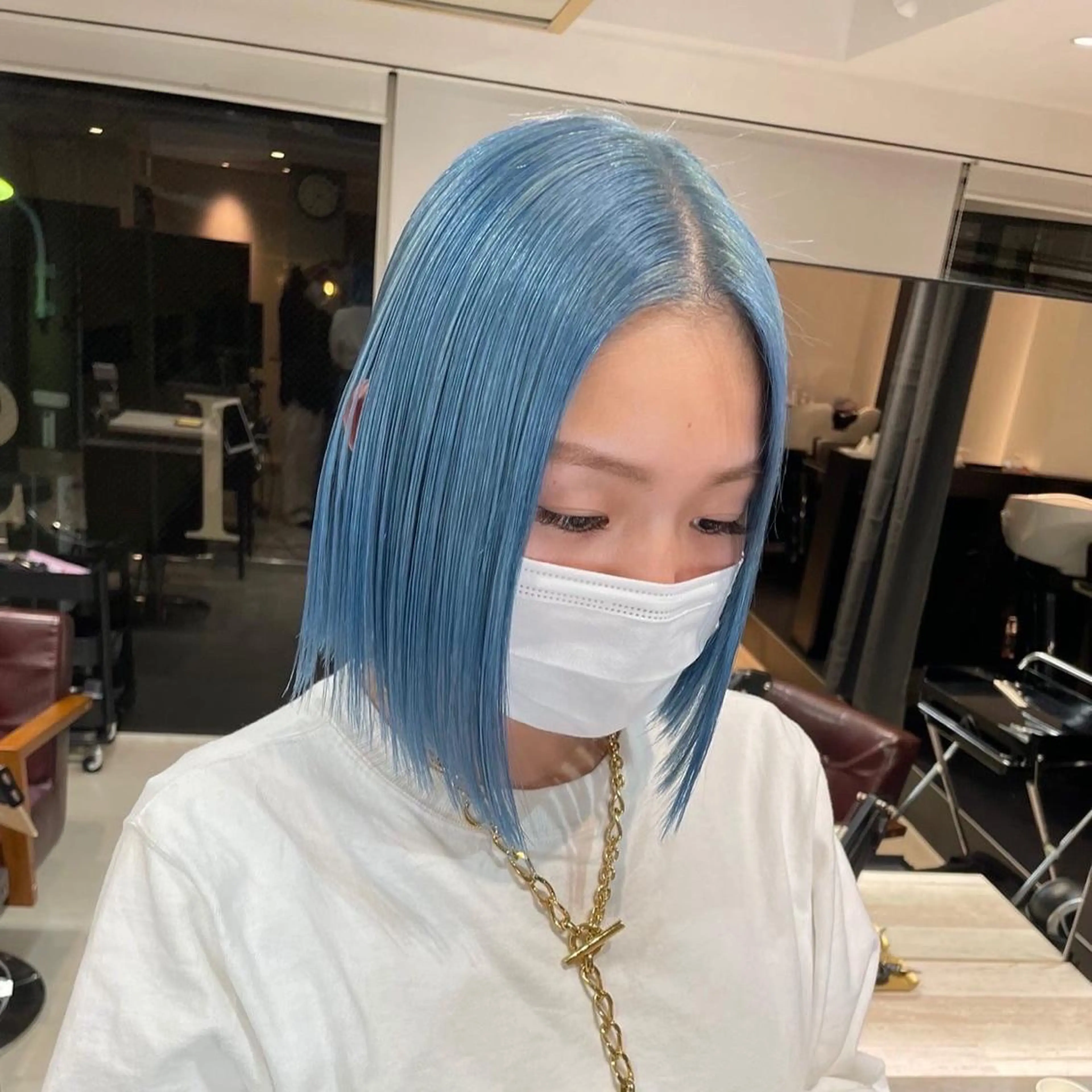 ショート 艶髪カラー✨ misaki .のヘアスタイル