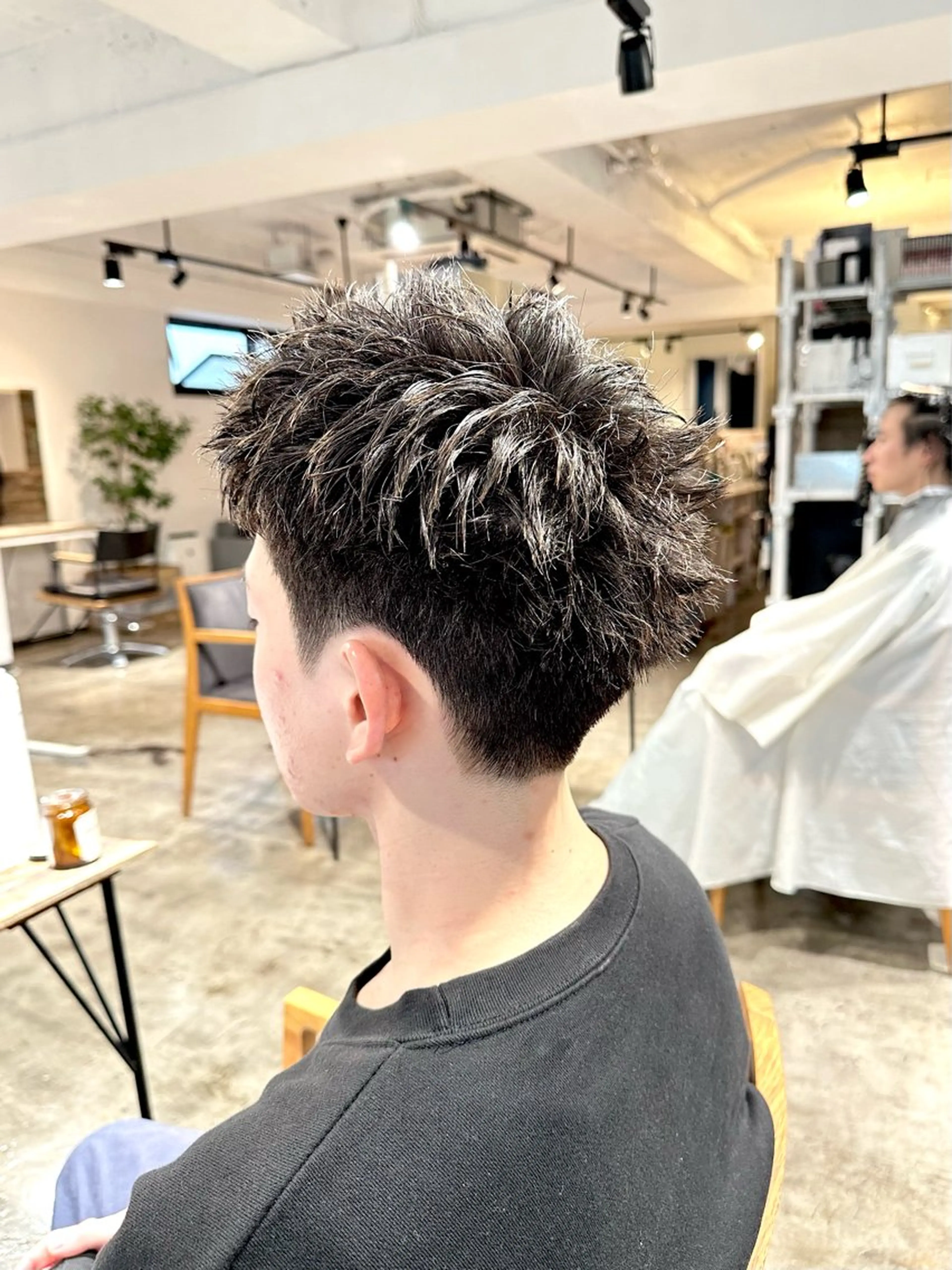 メンズ メンズパーマ スパイキーショート メンズベリーショート カット 骨格補正施術/メンズ 専門美容師/YUYAのヘアスタイル